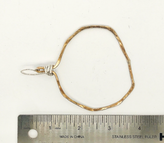 Veruschka Hoops (brass, large) - Obscuro Jewelry