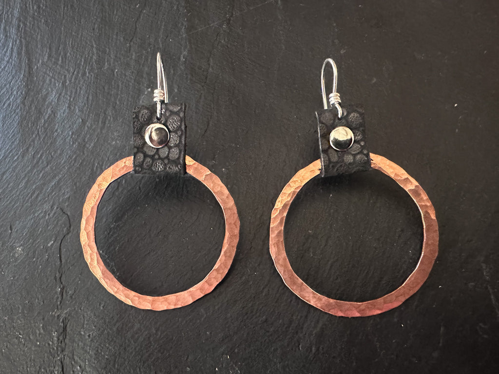 Take the Lead Earrings- Copper Edition