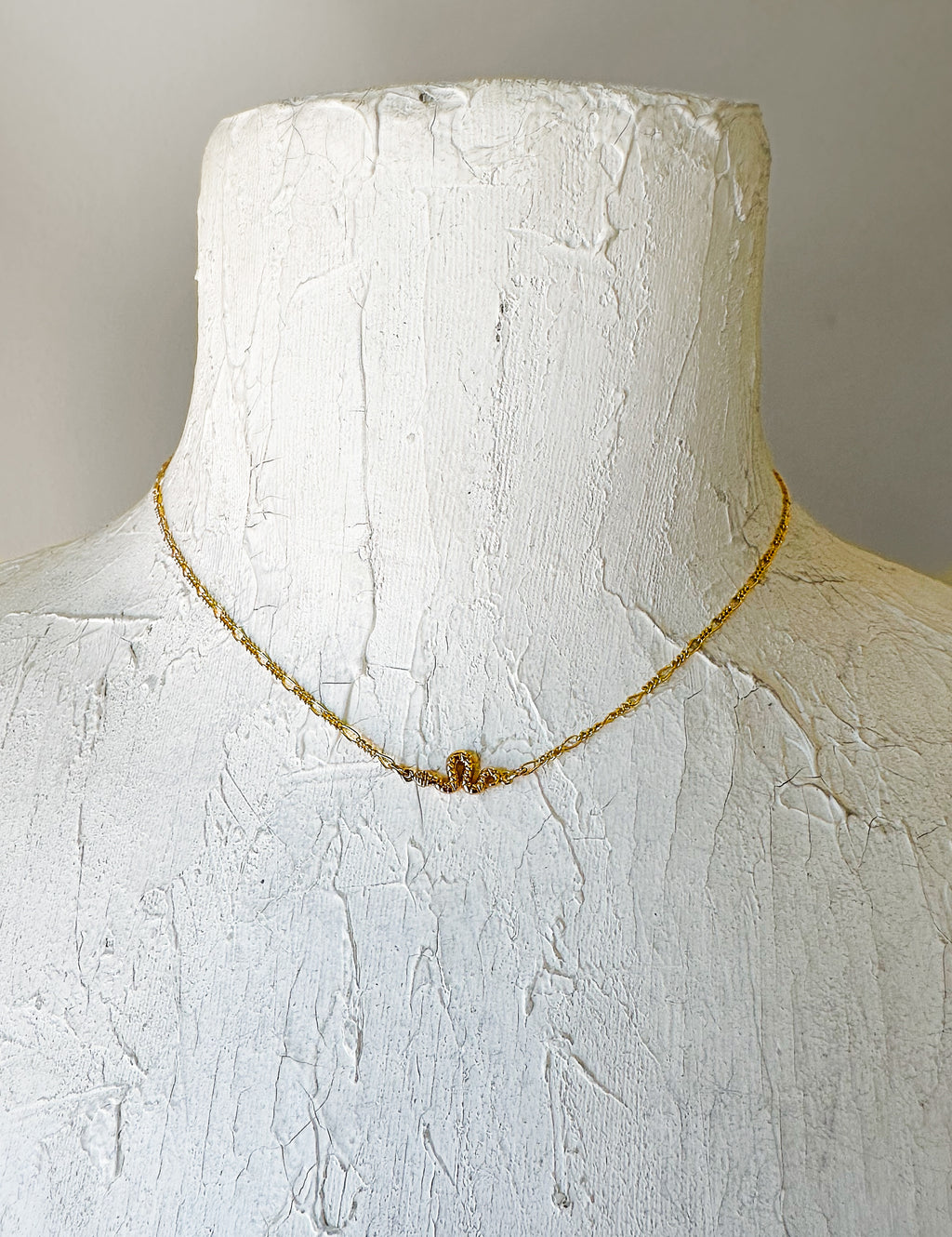 Serpent Necklace 14/20 gold