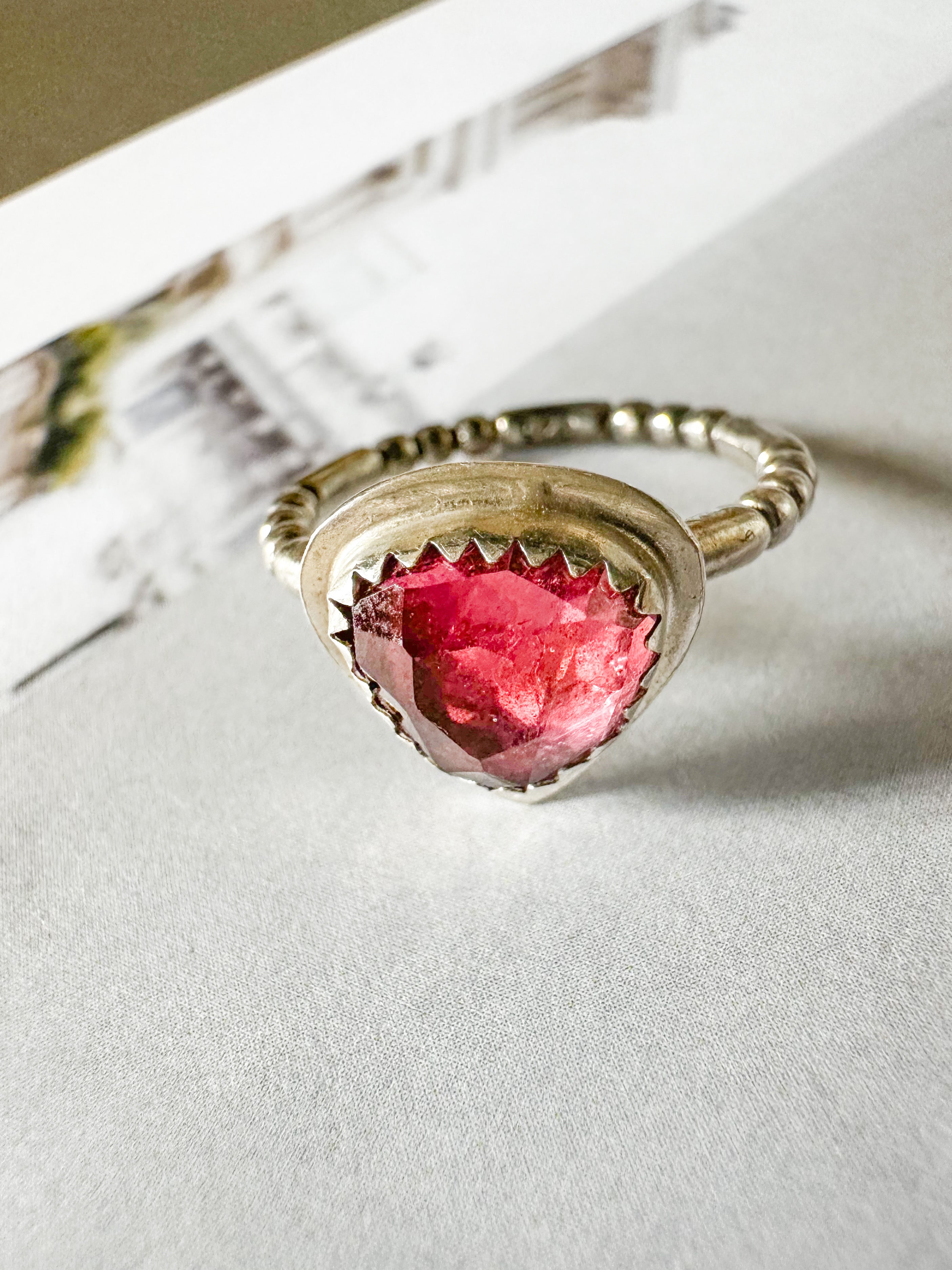 Unforgettable Pink Tourmaline Ring