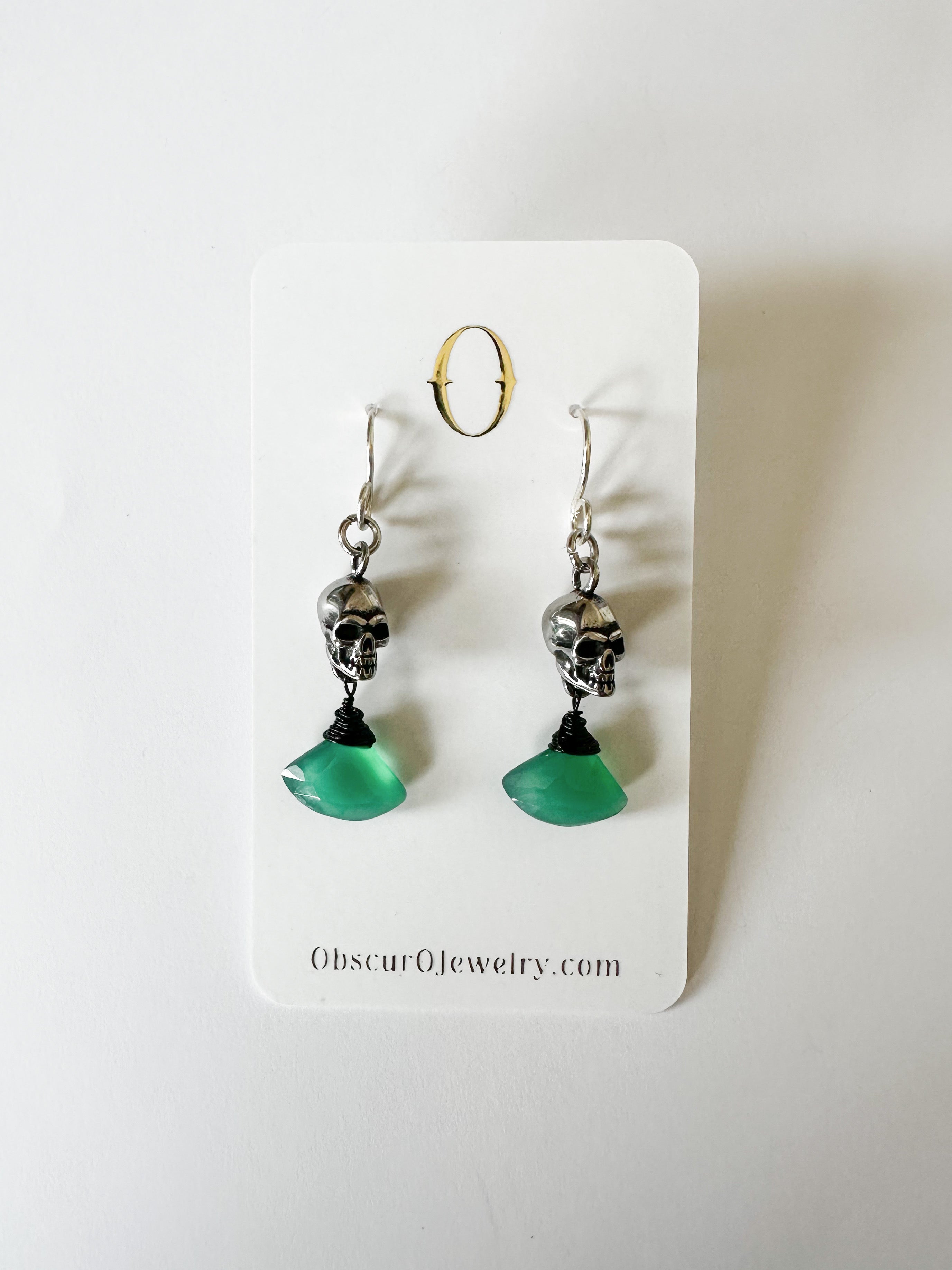 Skull & Gem Earrings