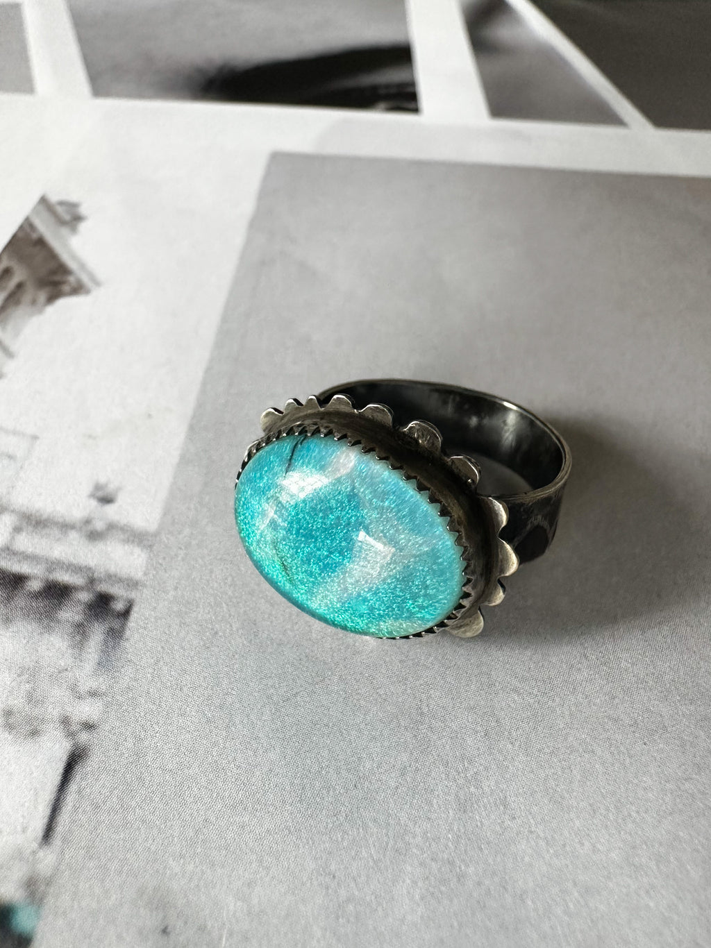 Seafoam Bloom Ring