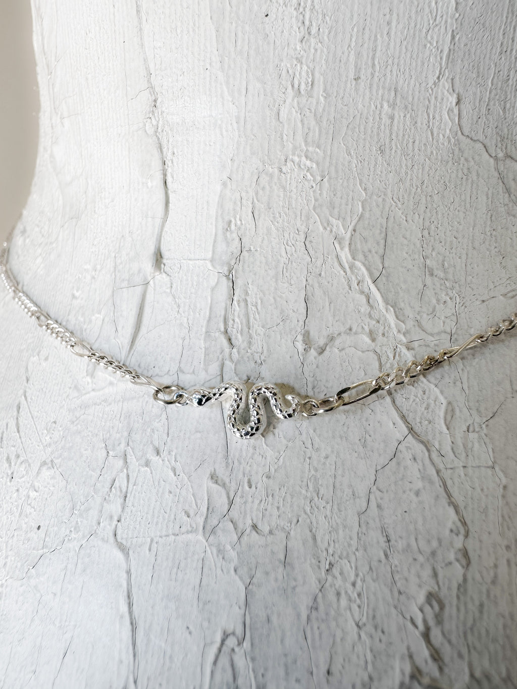 Serpent Necklace-Sterling Silver