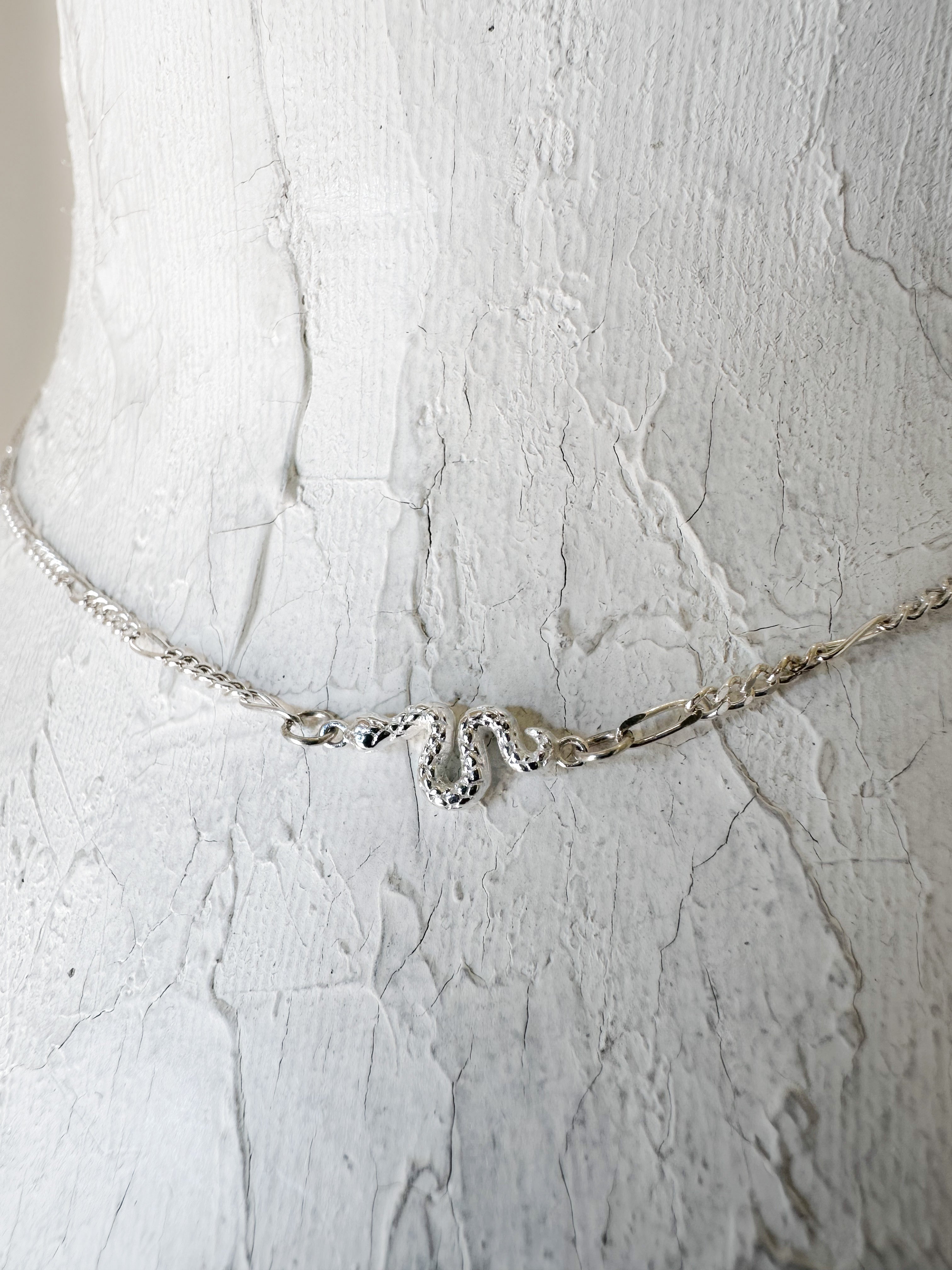 Serpent Necklace-Sterling Silver