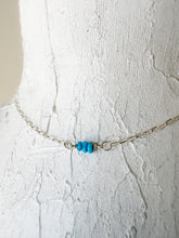 Load image into Gallery viewer, Turquoise on Silver Necklace