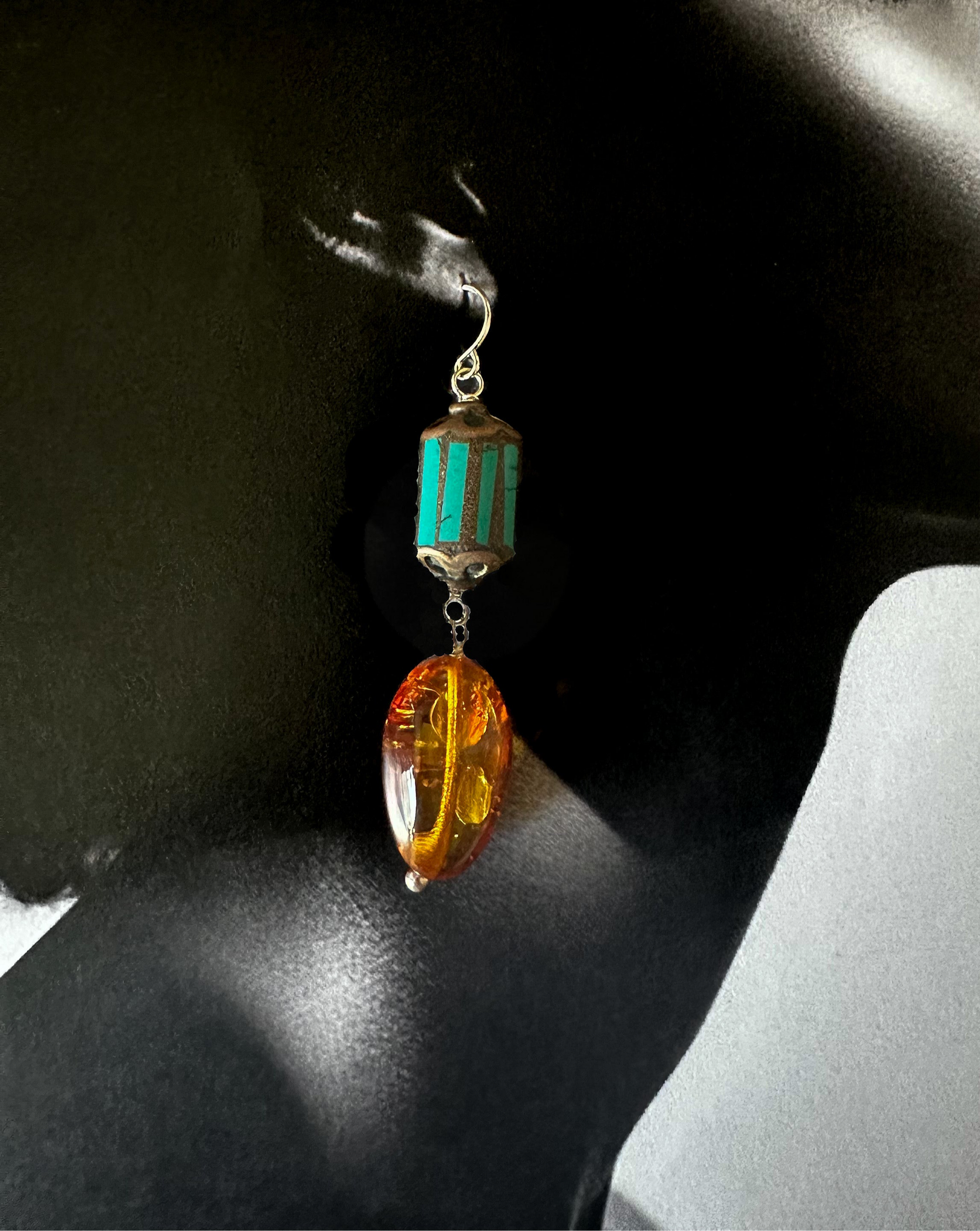 Passport Earrings