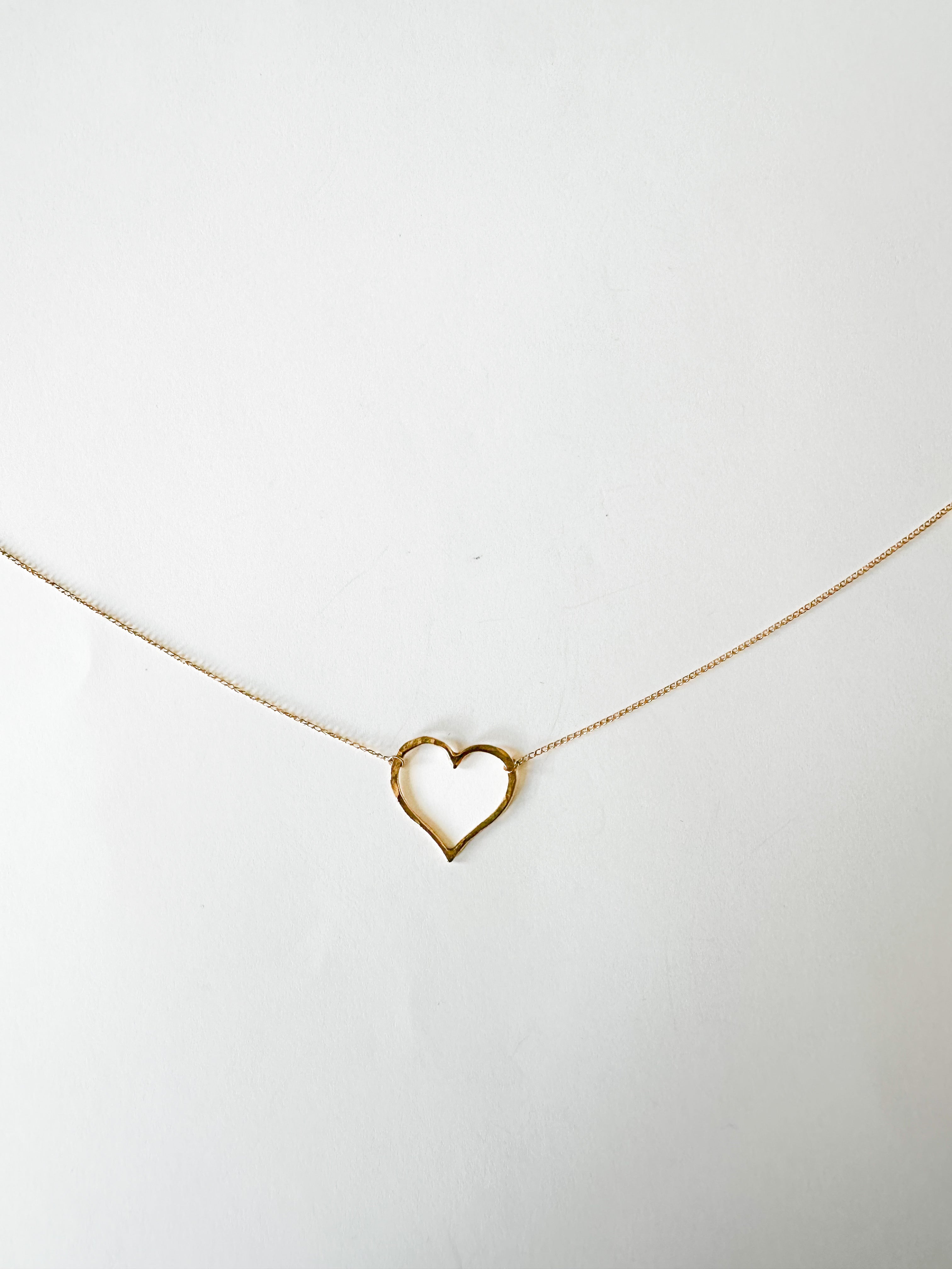 Golden Heart Necklace- small
