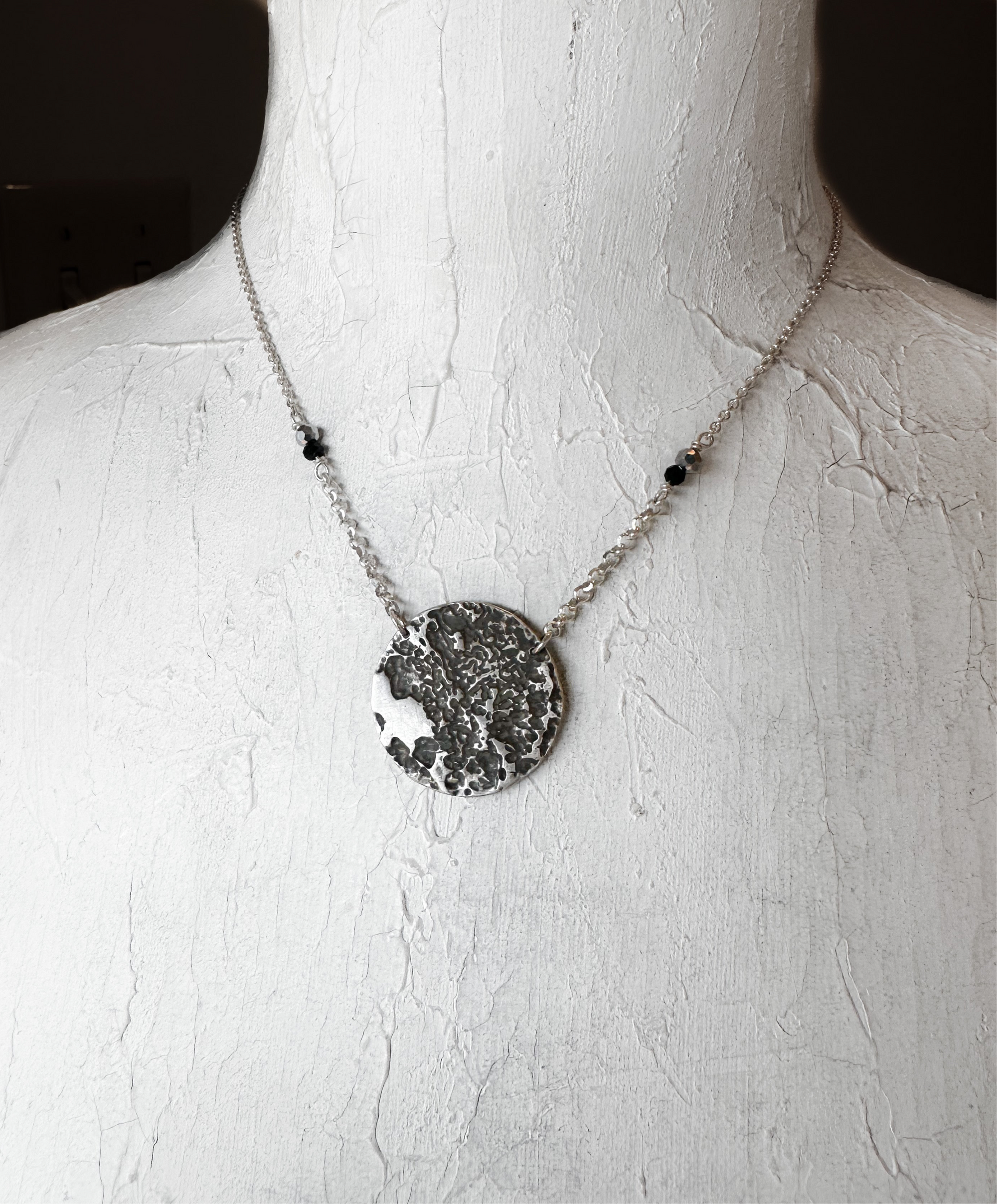 Dark side of the Moon Necklace