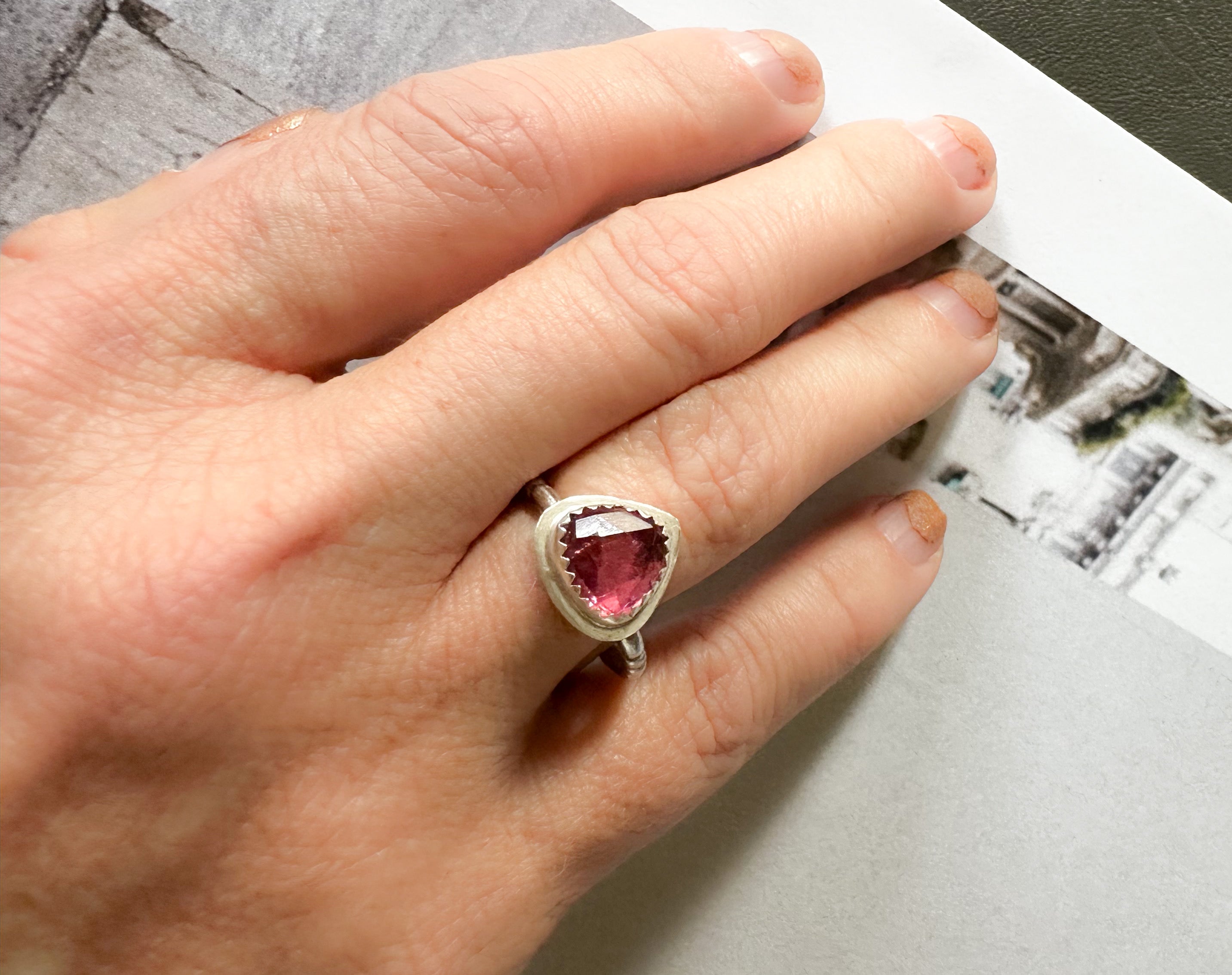 Unforgettable Pink Tourmaline Ring