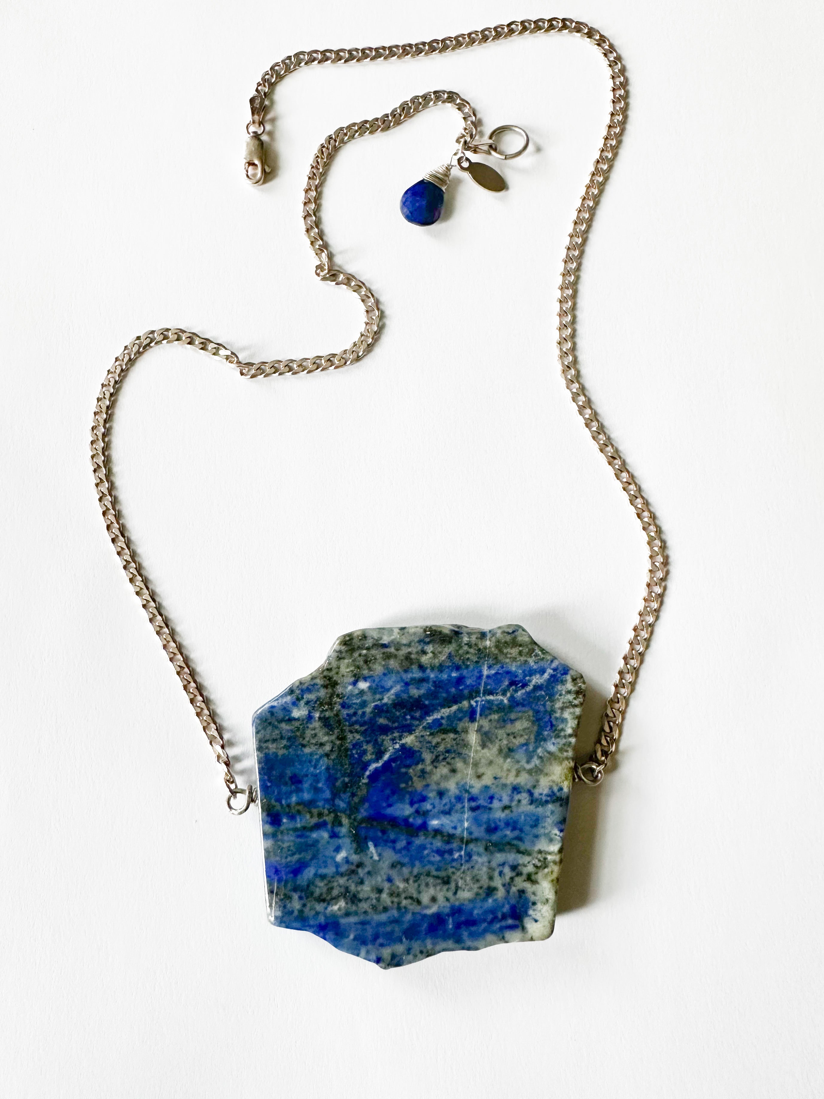 Lapis Slab Necklace