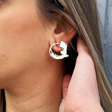 Load image into Gallery viewer, Arrival Circle Earrings- medium