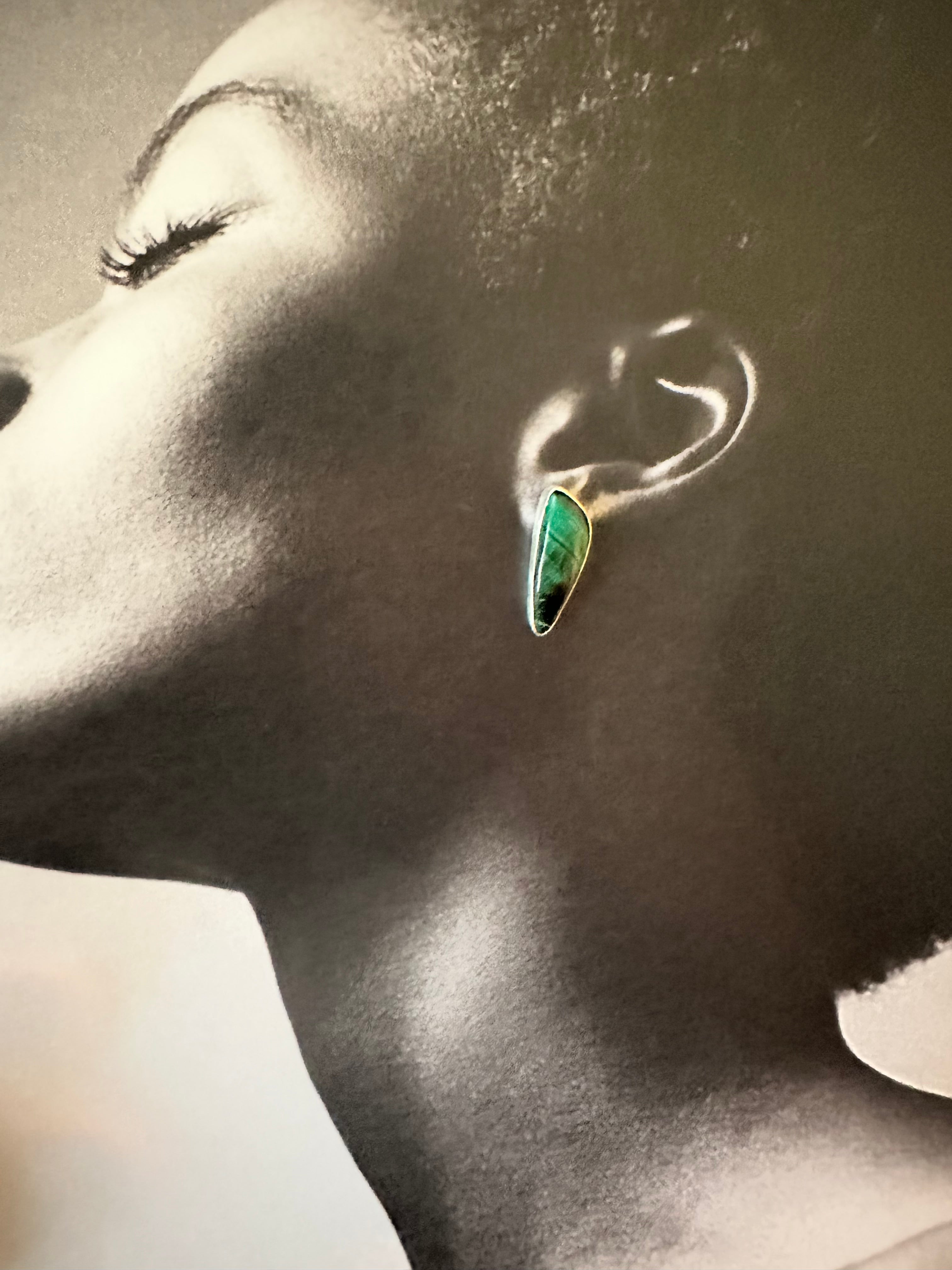 Malachite Mayhem Studs