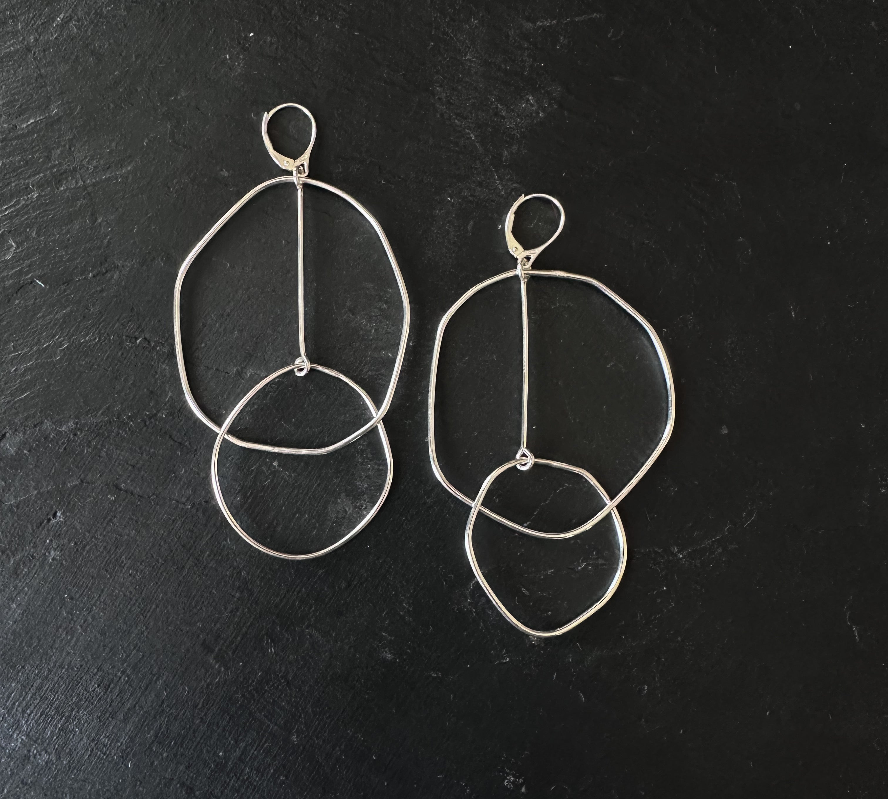Calder Hoops- Sterling Silver Edition