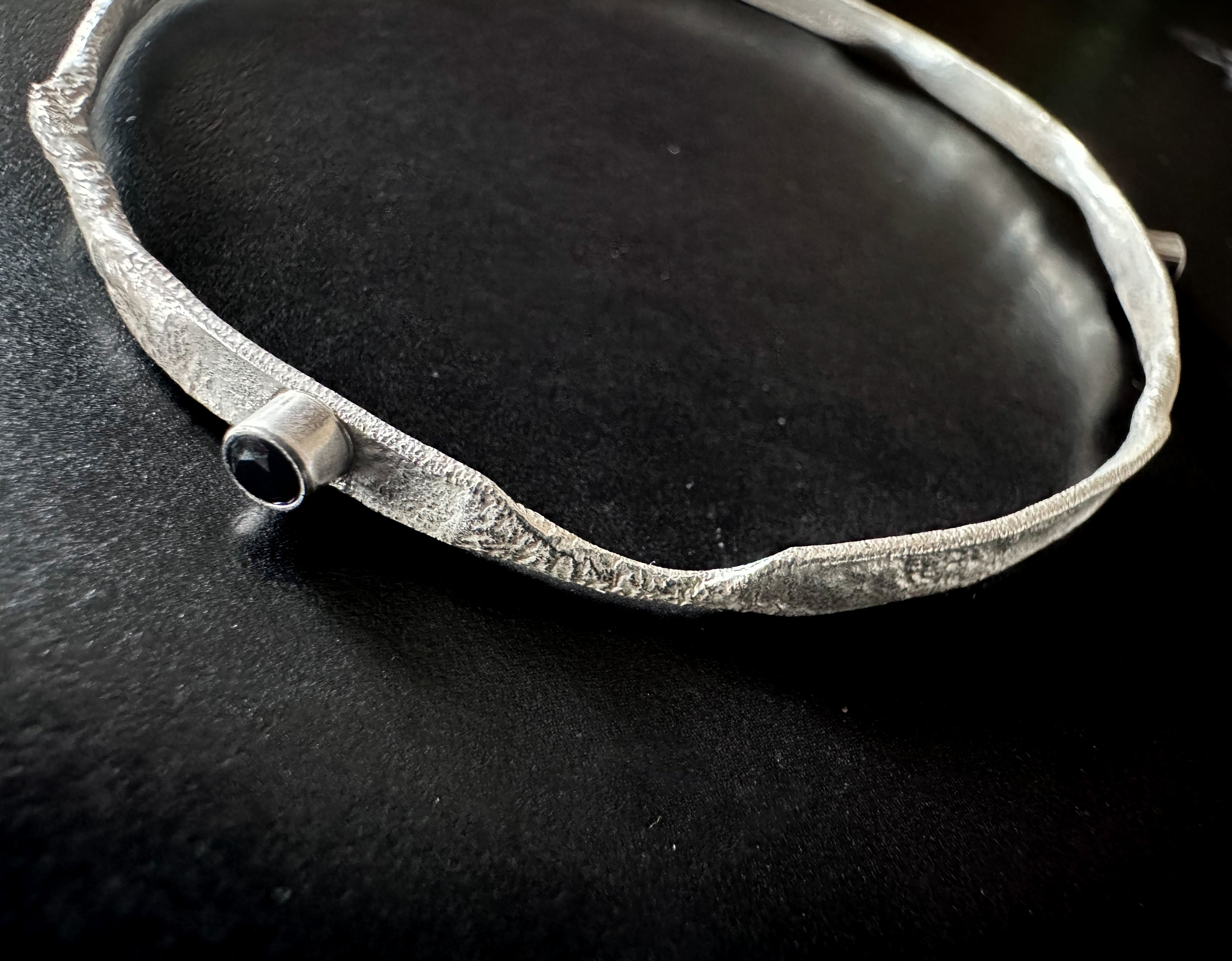 Distilled Rotation Bangle (with black spinal)