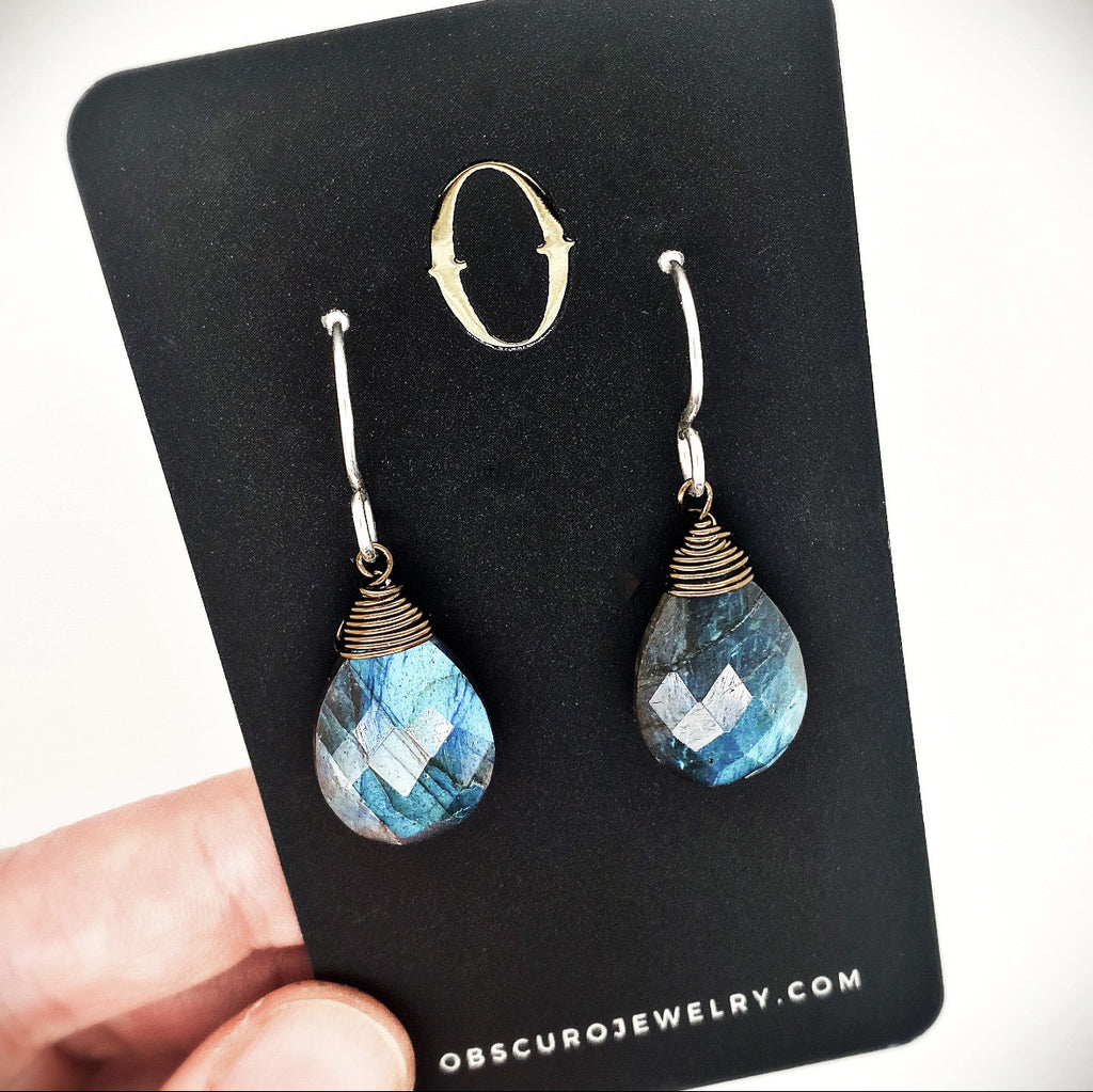 Labradorite Drop Earrings