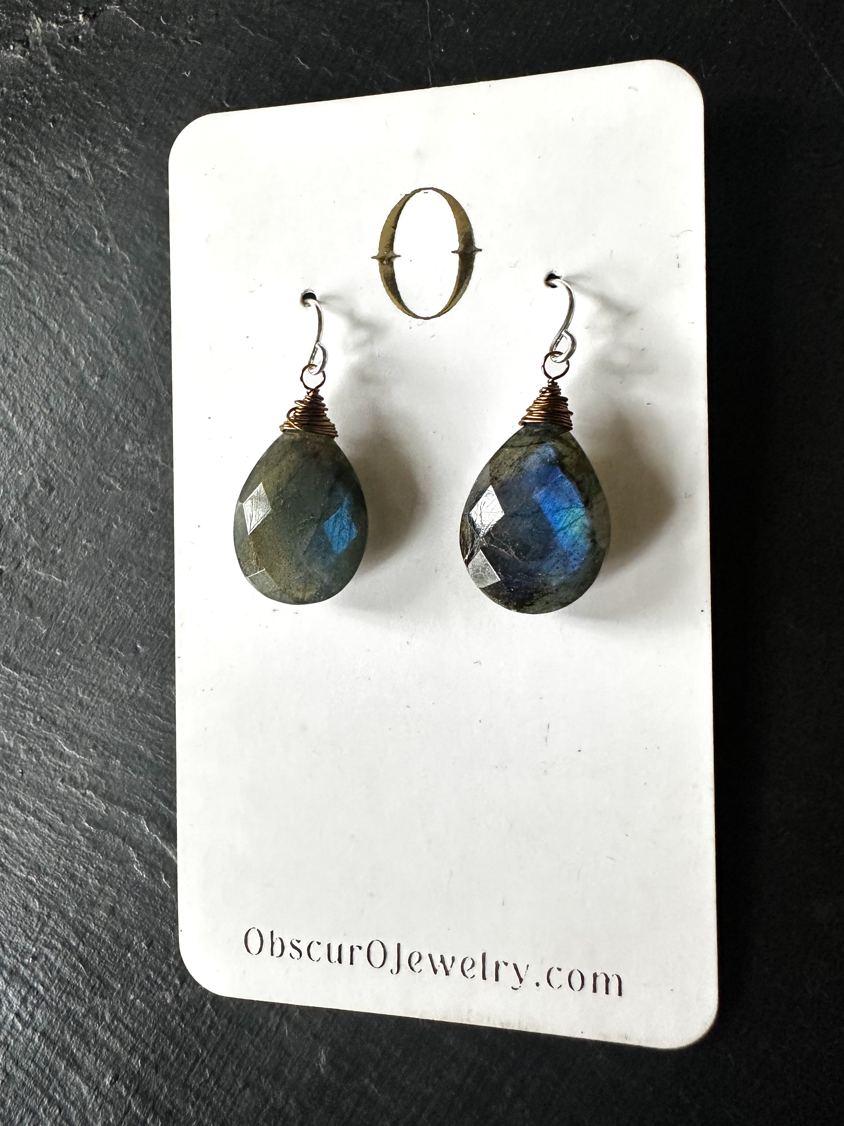 Labradorite Drop Earrings