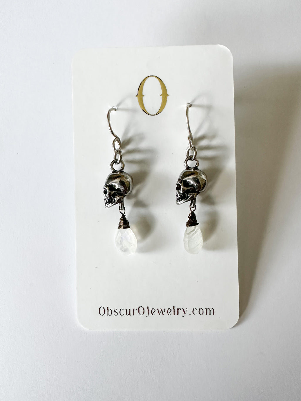 Skull & Gem Earrings
