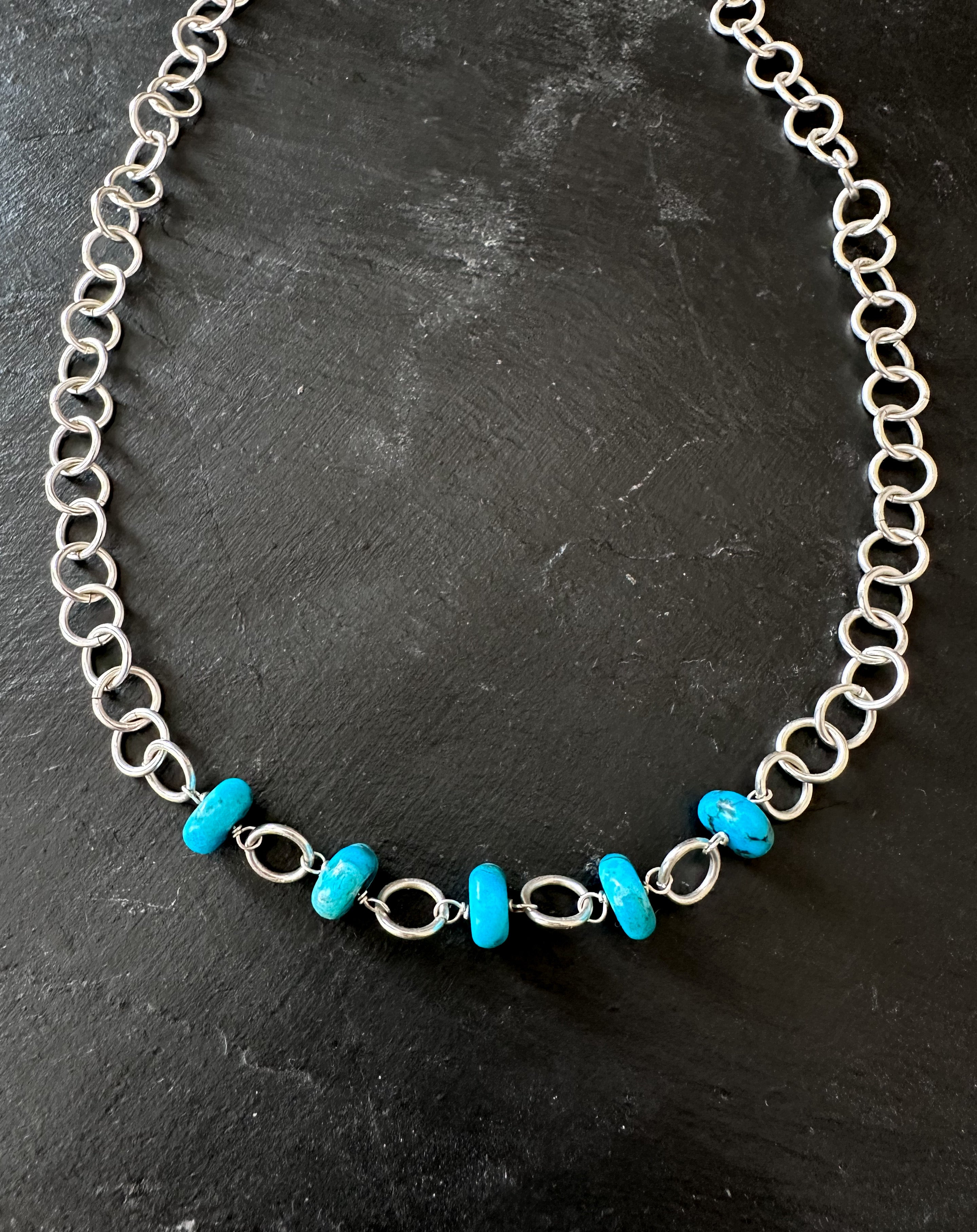 Azure Line Necklace