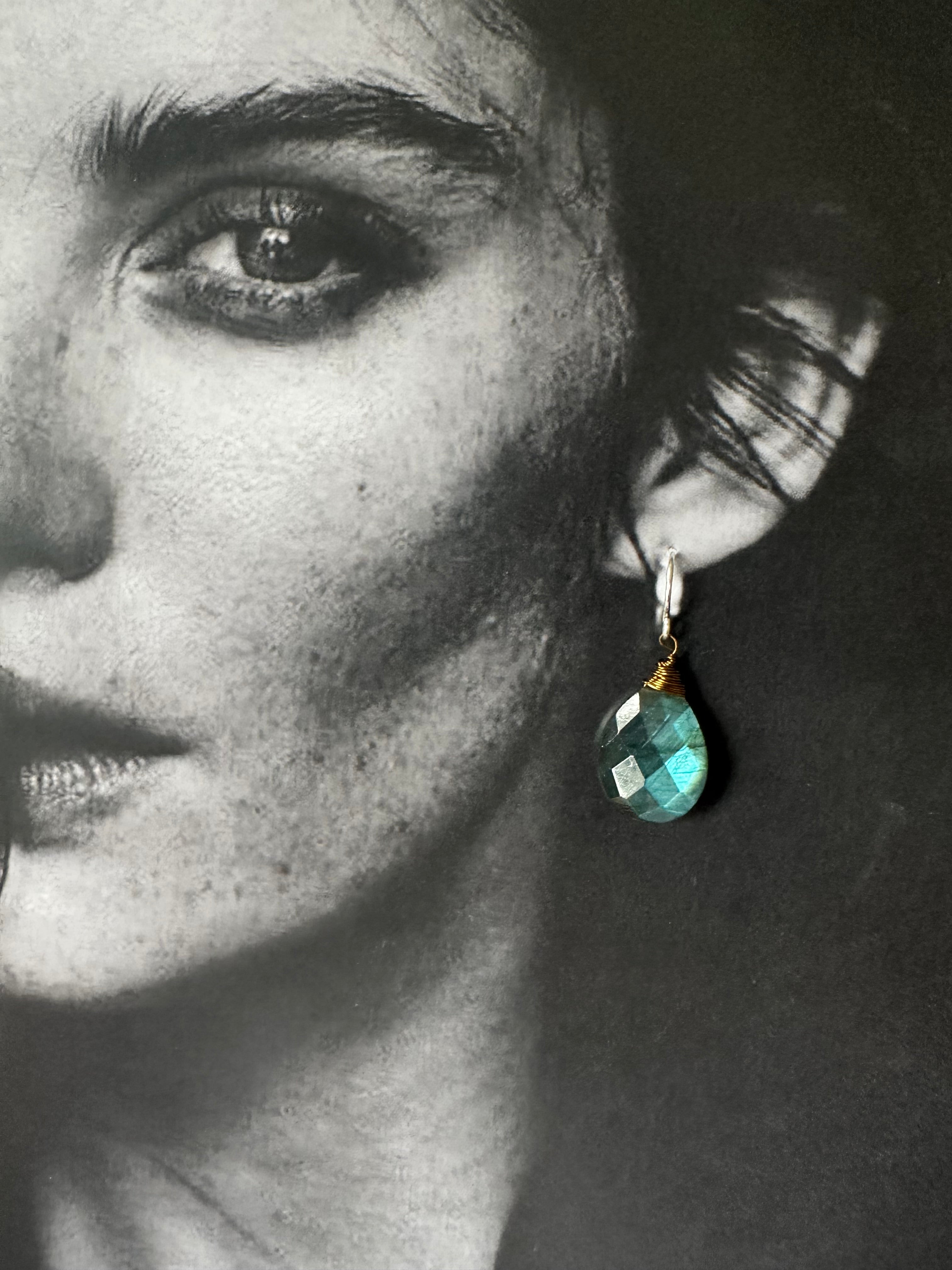 Labradorite Drop Earrings