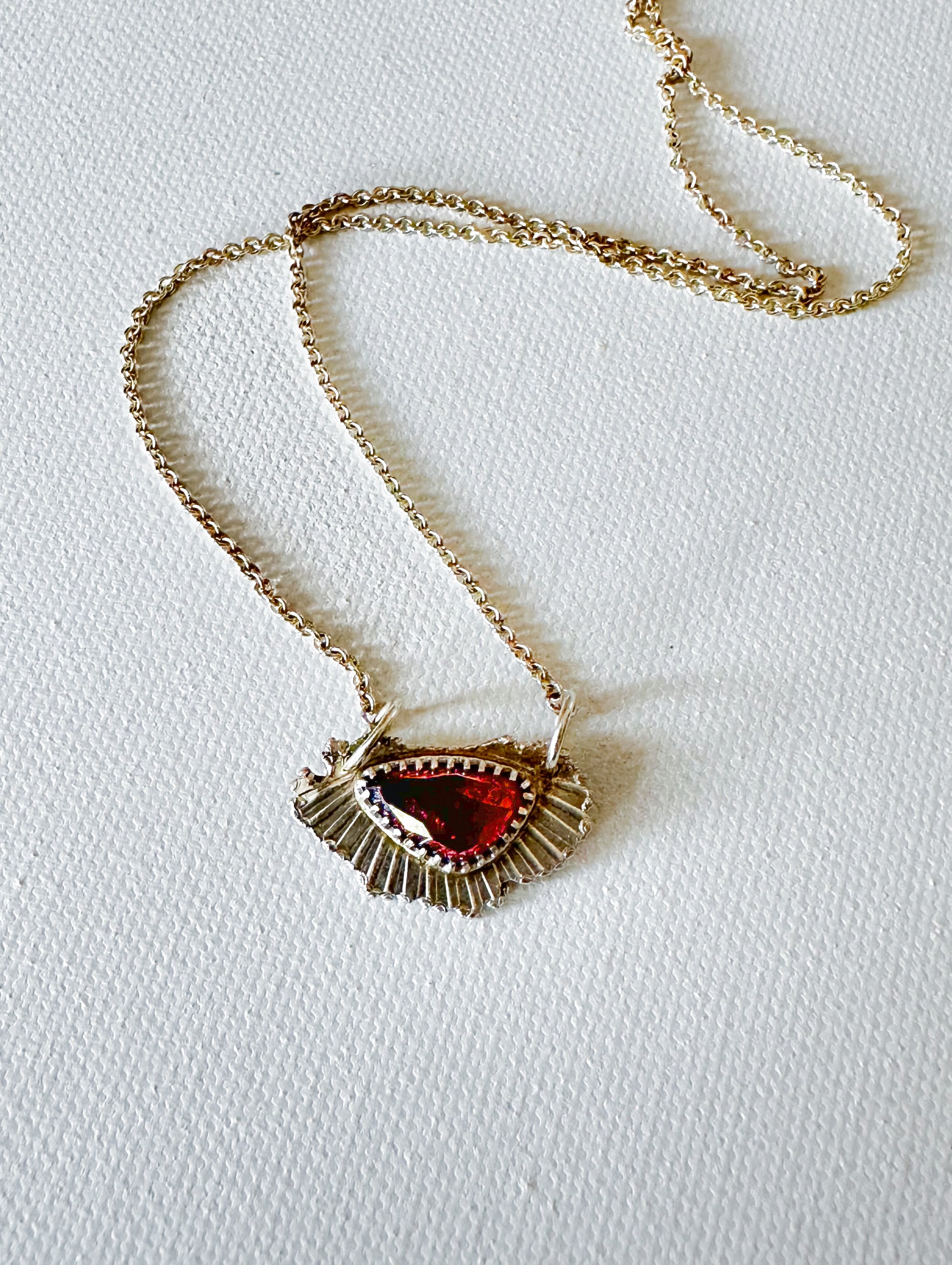 Radiant Garnet Necklace