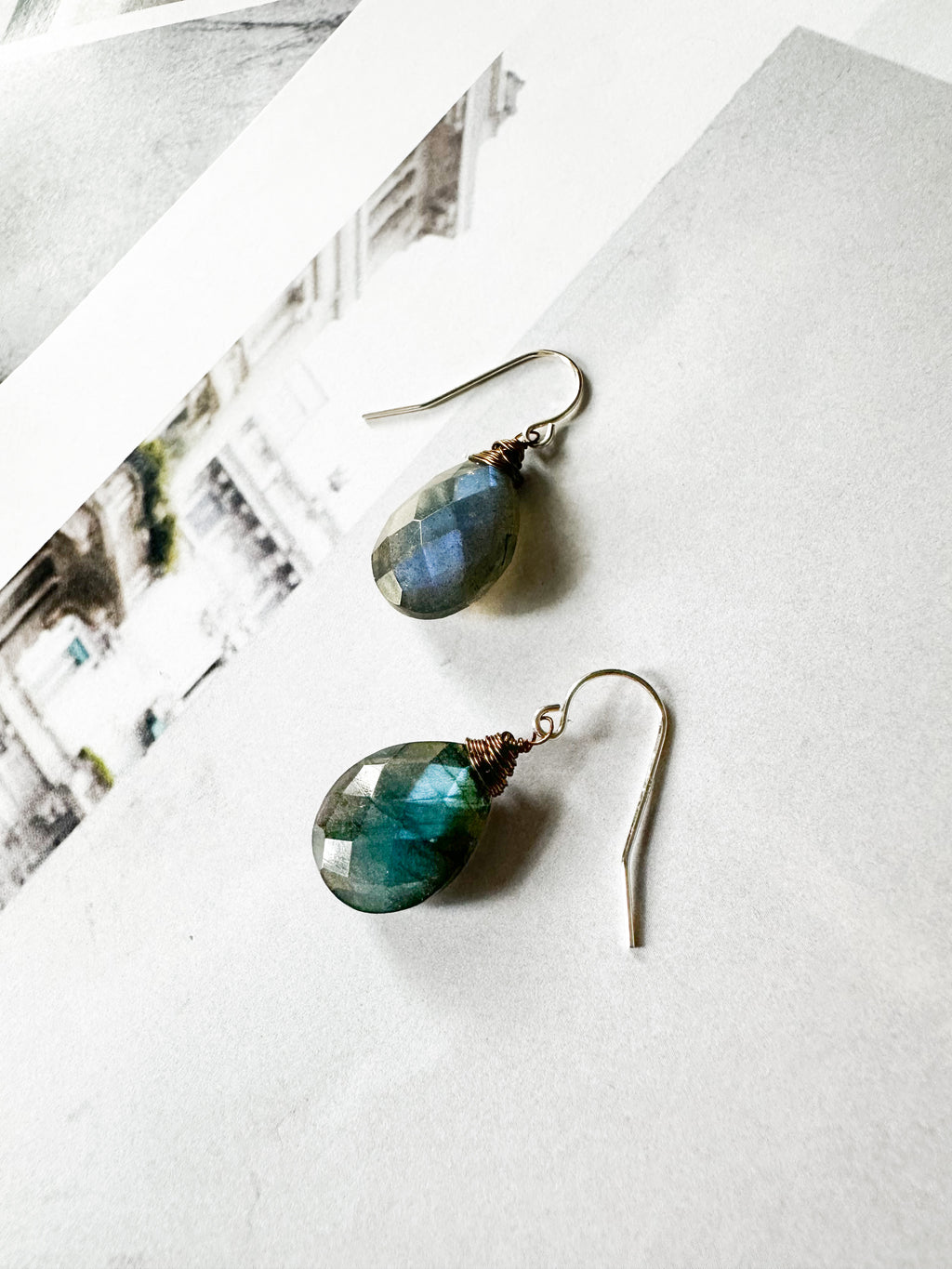 Labradorite Drop Earrings