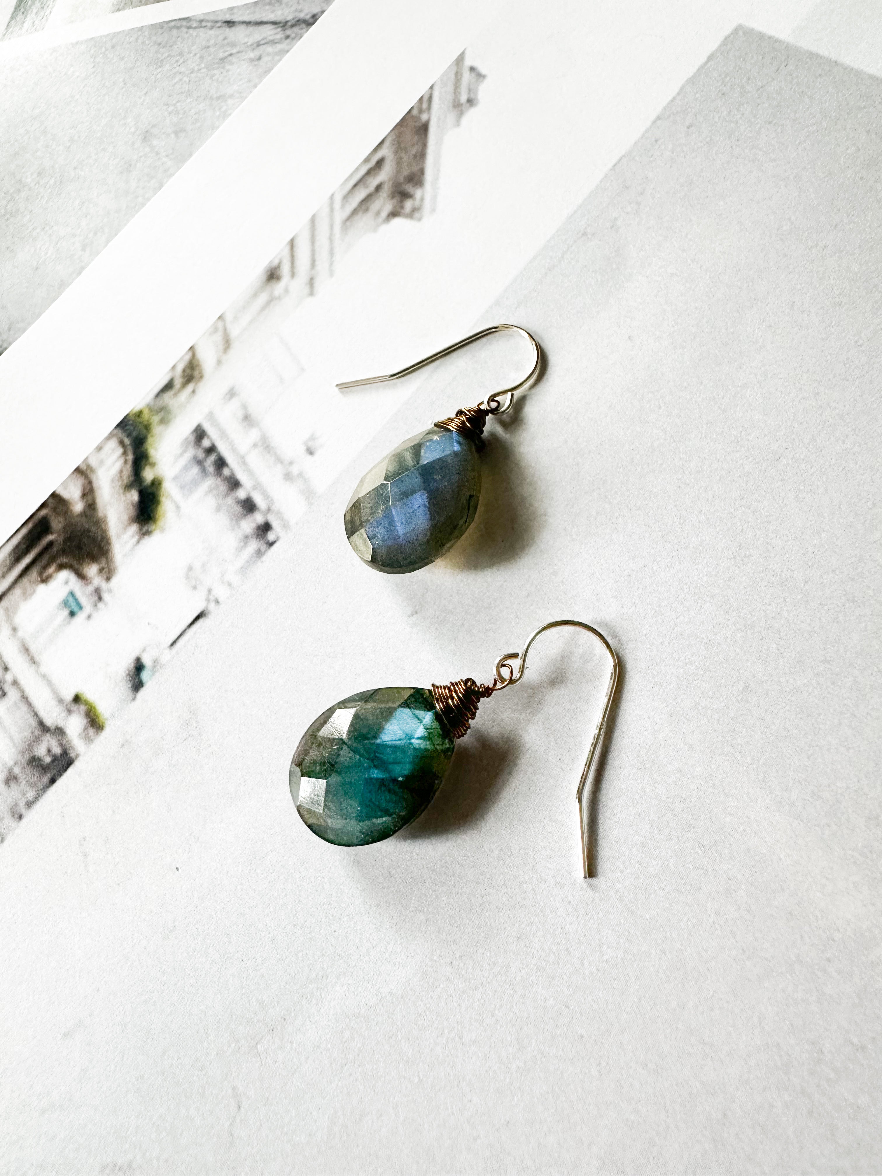Labradorite Drop Earrings