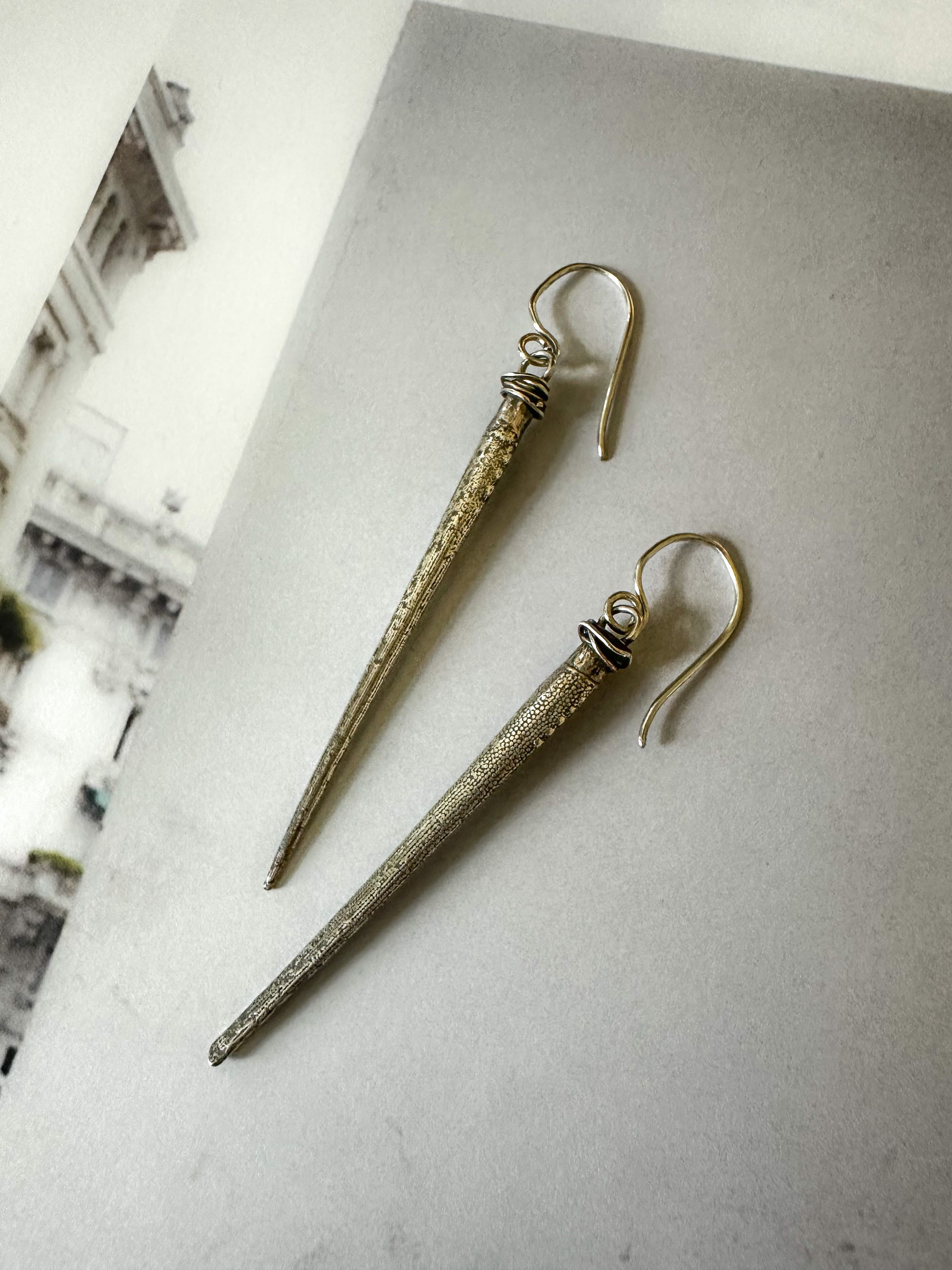 Spike and Splash Earrings
