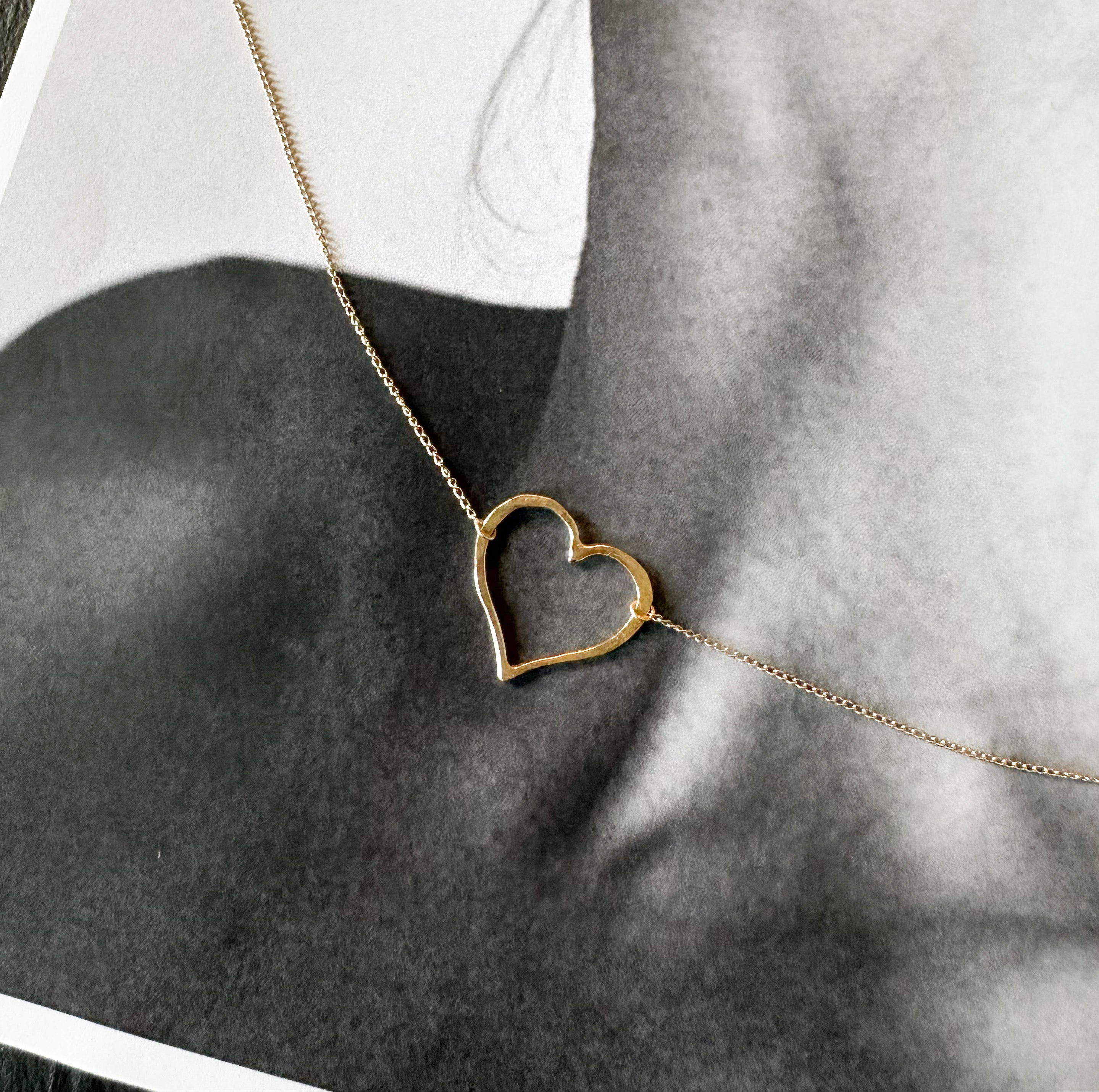 Golden Heart Necklace- small
