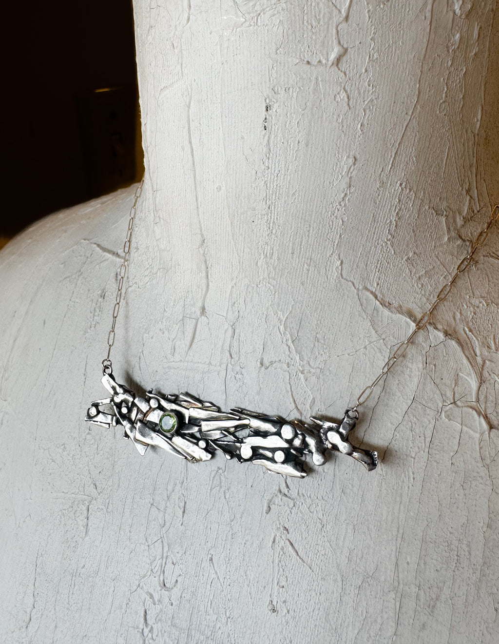 Party Starter in Peridot Necklace