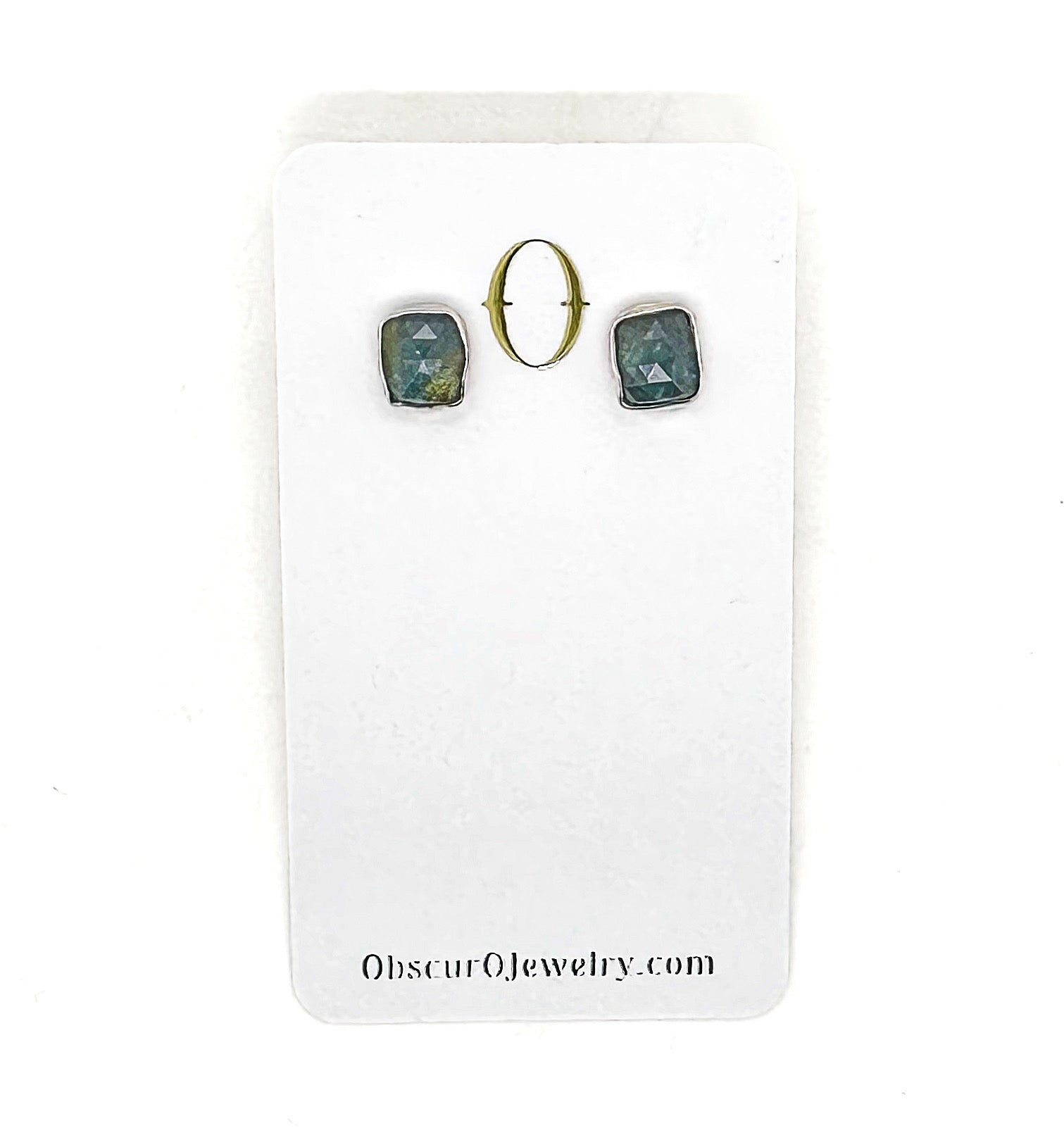 Sapphire Pillow Studs