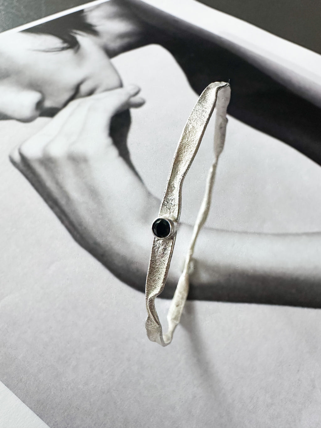 Distilled Rotation Bangle (with black spinal)
