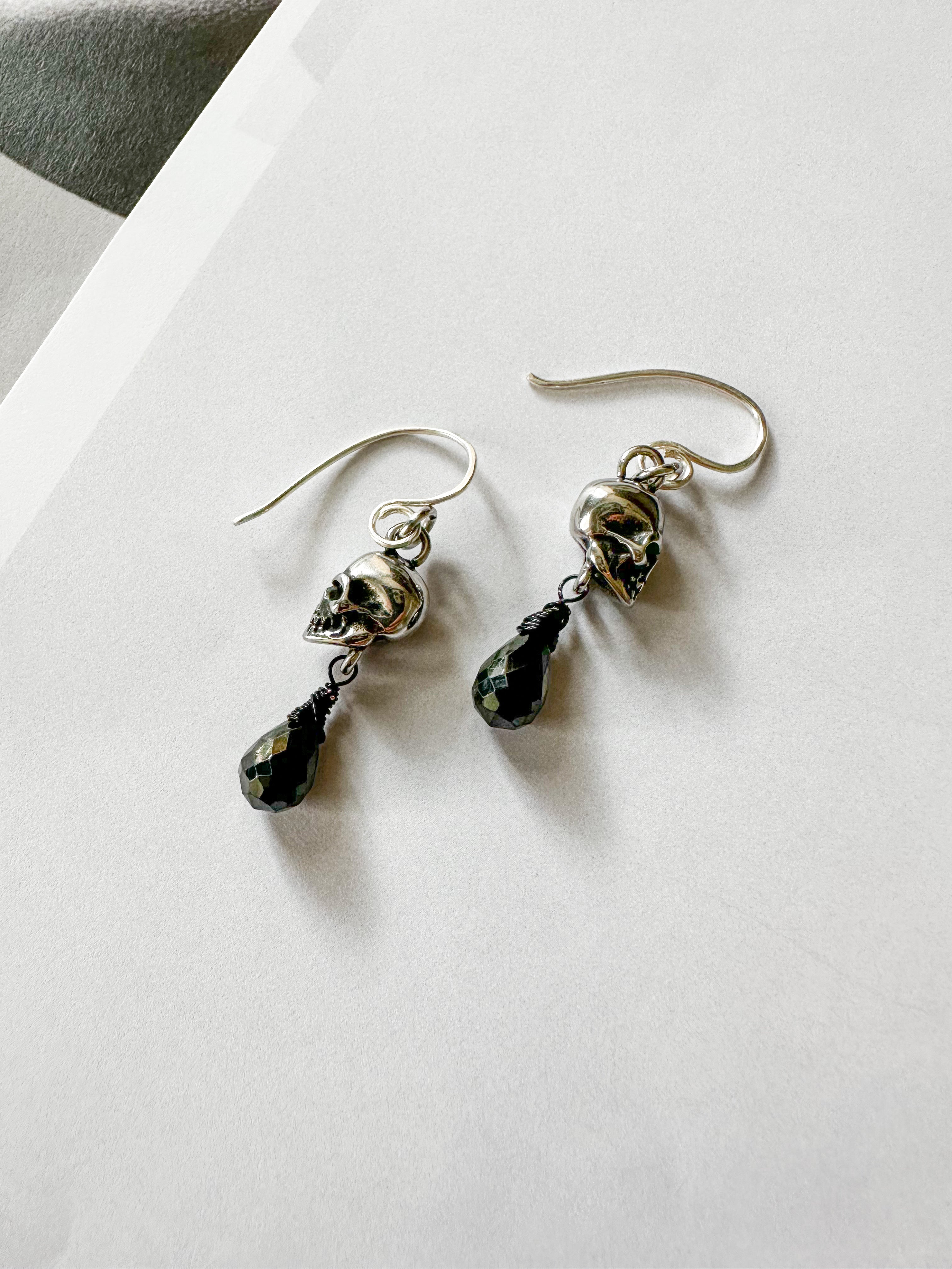 Skull & Gem Earrings