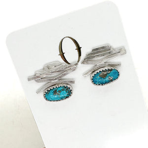 Confetti Earrings in Turquoise