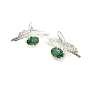 Confetti Earrings-Green Kyanite