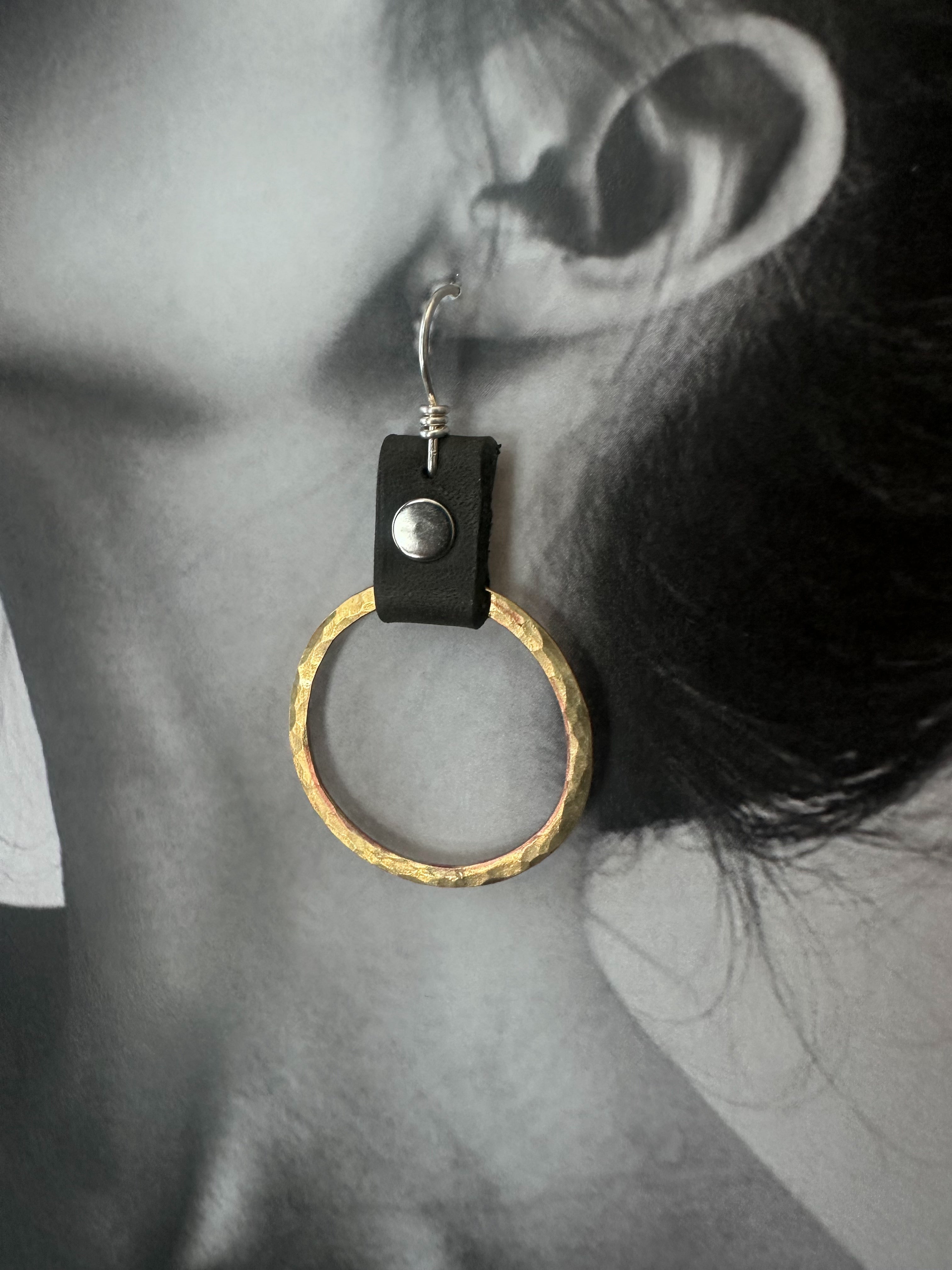 Take the Lead Earrings- Brass Edition