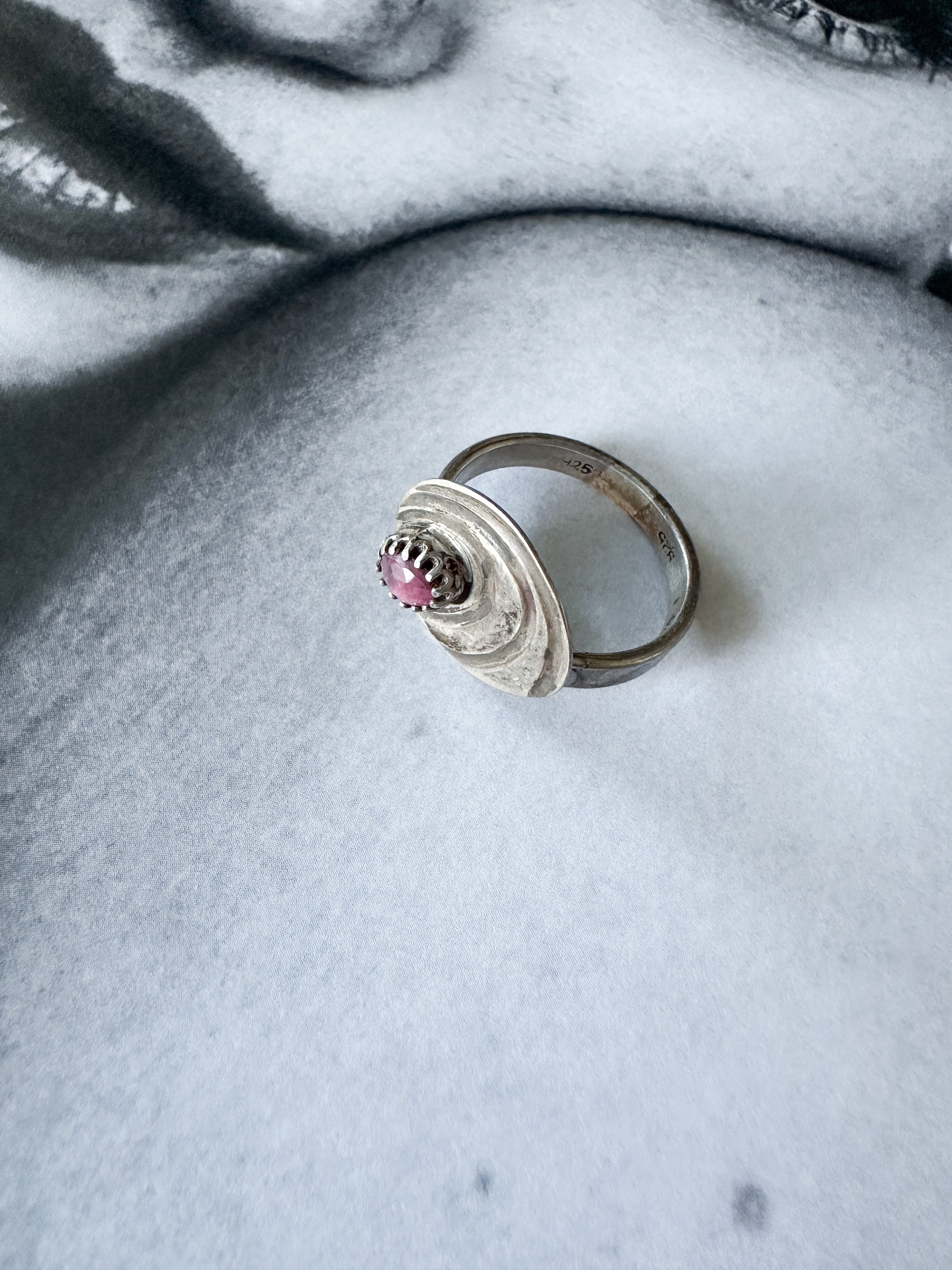 Pink Saturn Ring