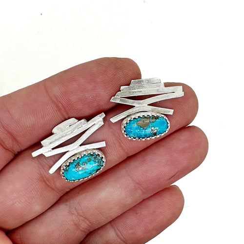 Confetti Earrings in Turquoise