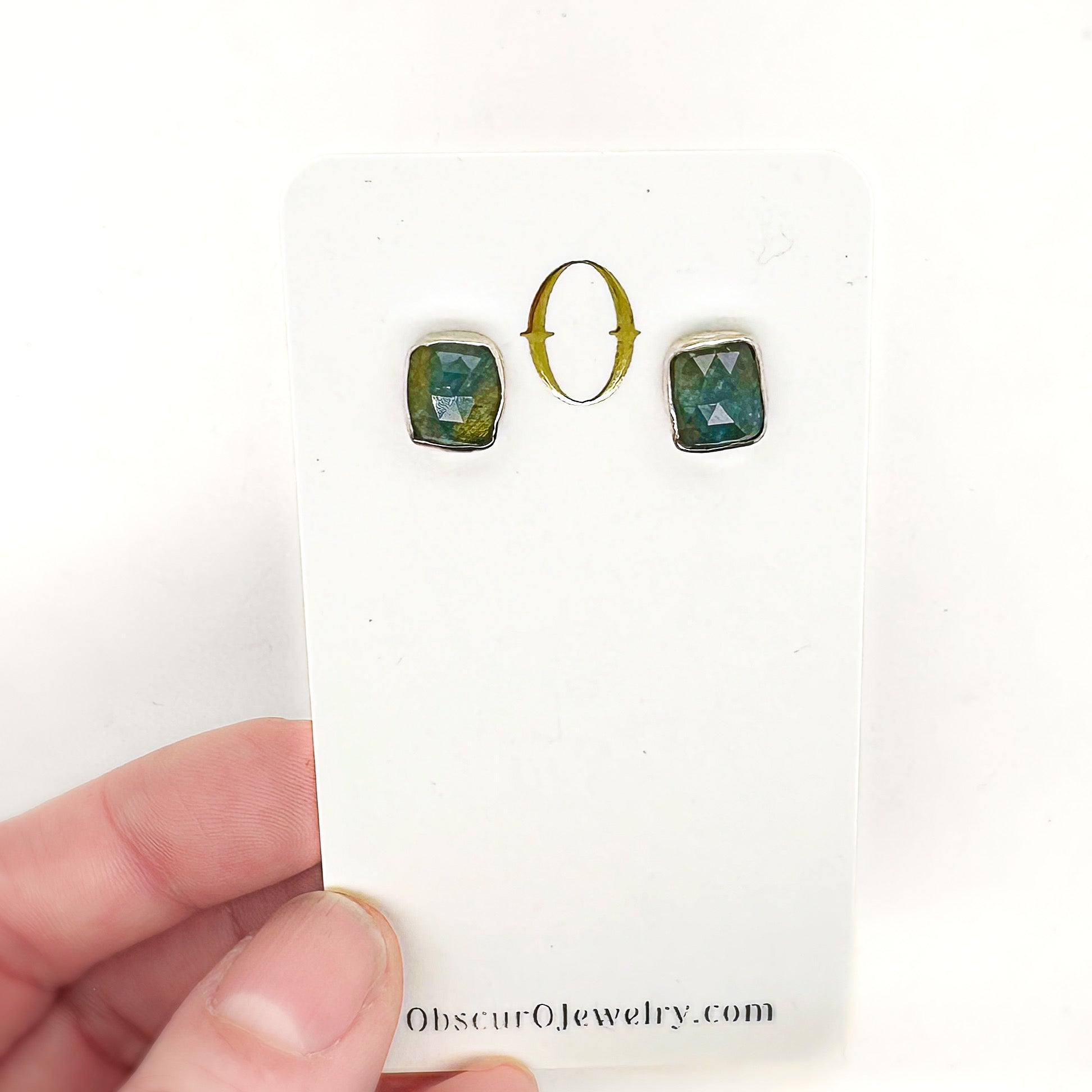 Sapphire Pillow Studs