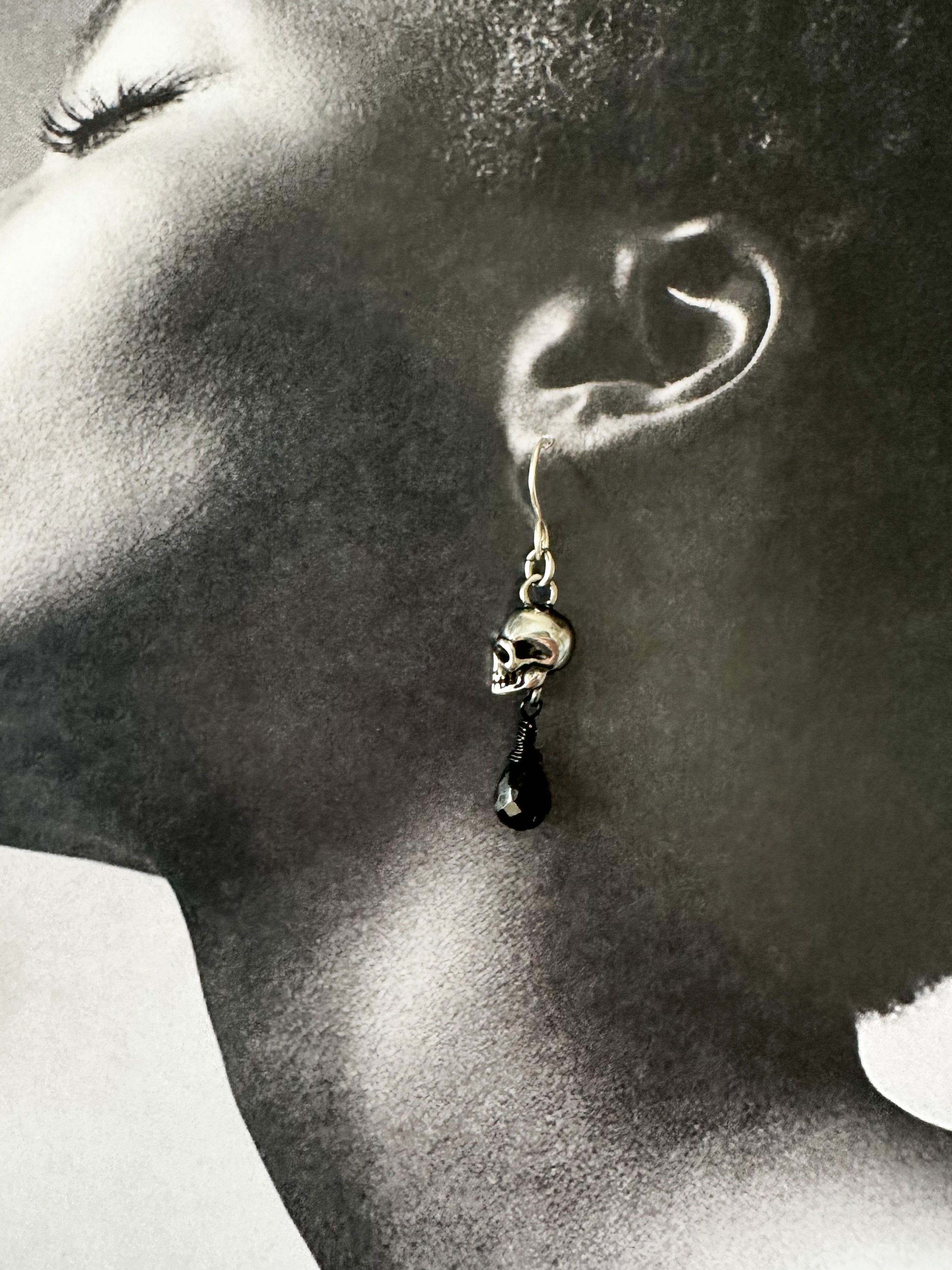 Skull & Gem Earrings