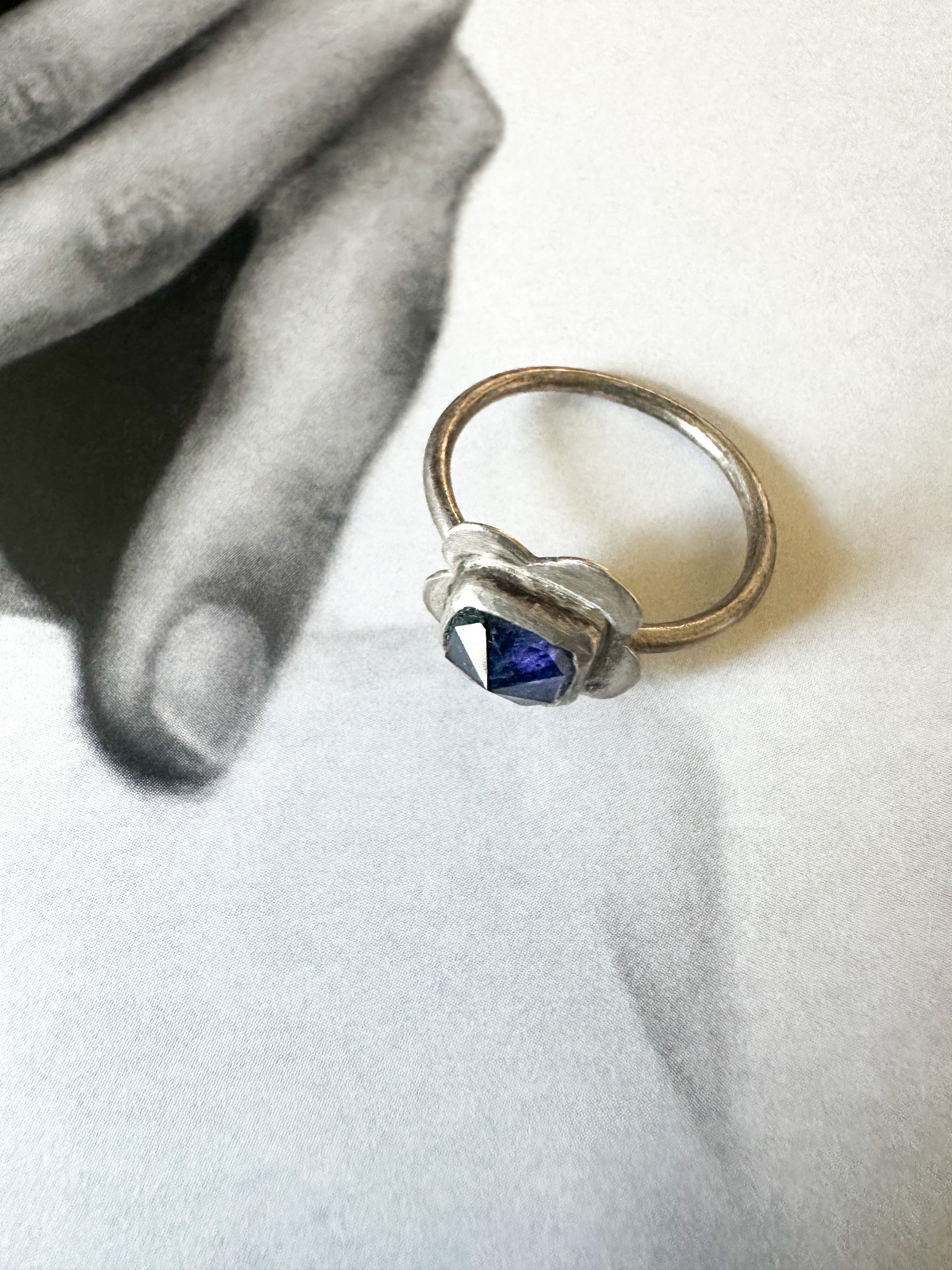 Nocturnal Pyramid Ring