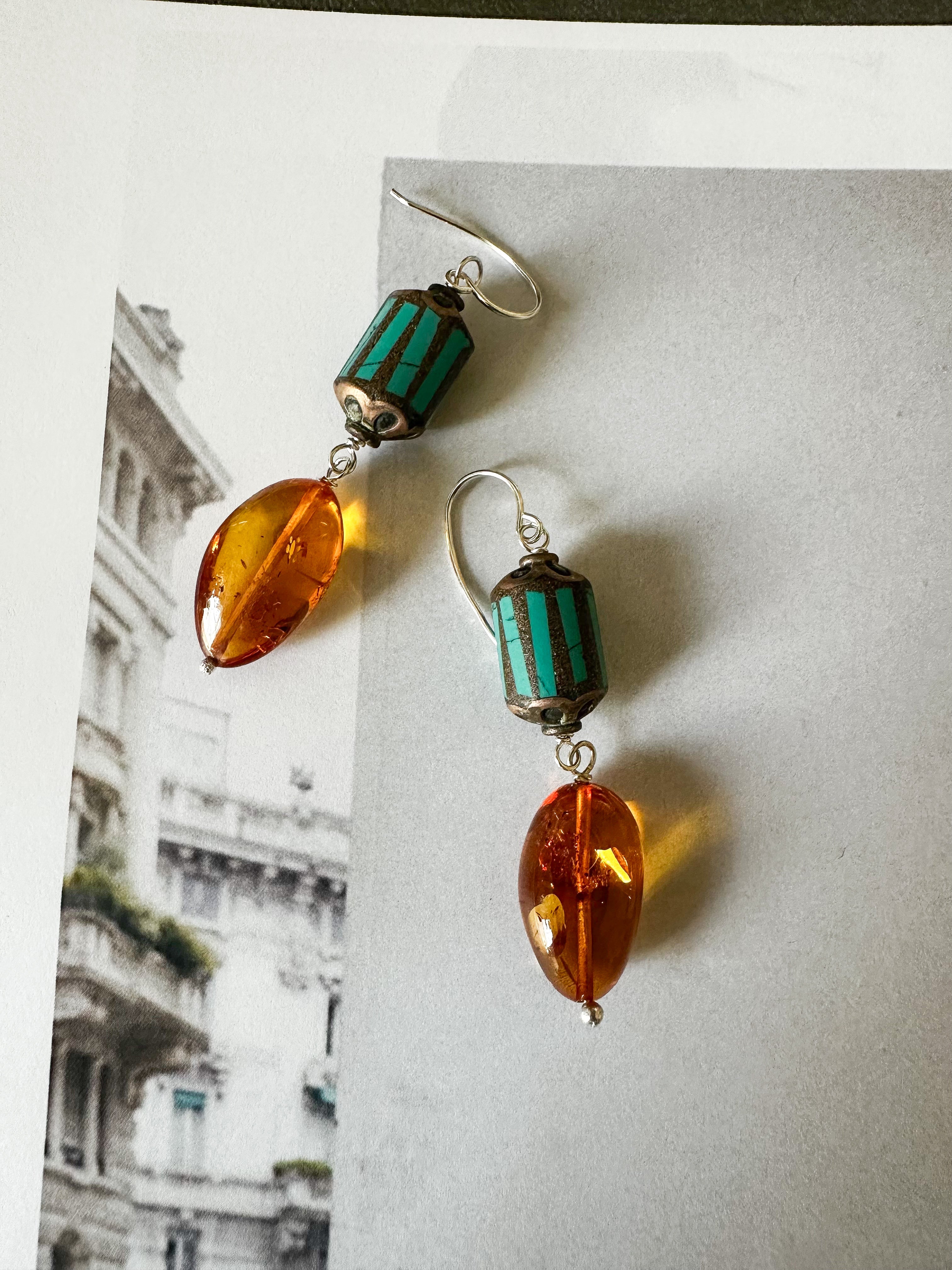 Passport Earrings