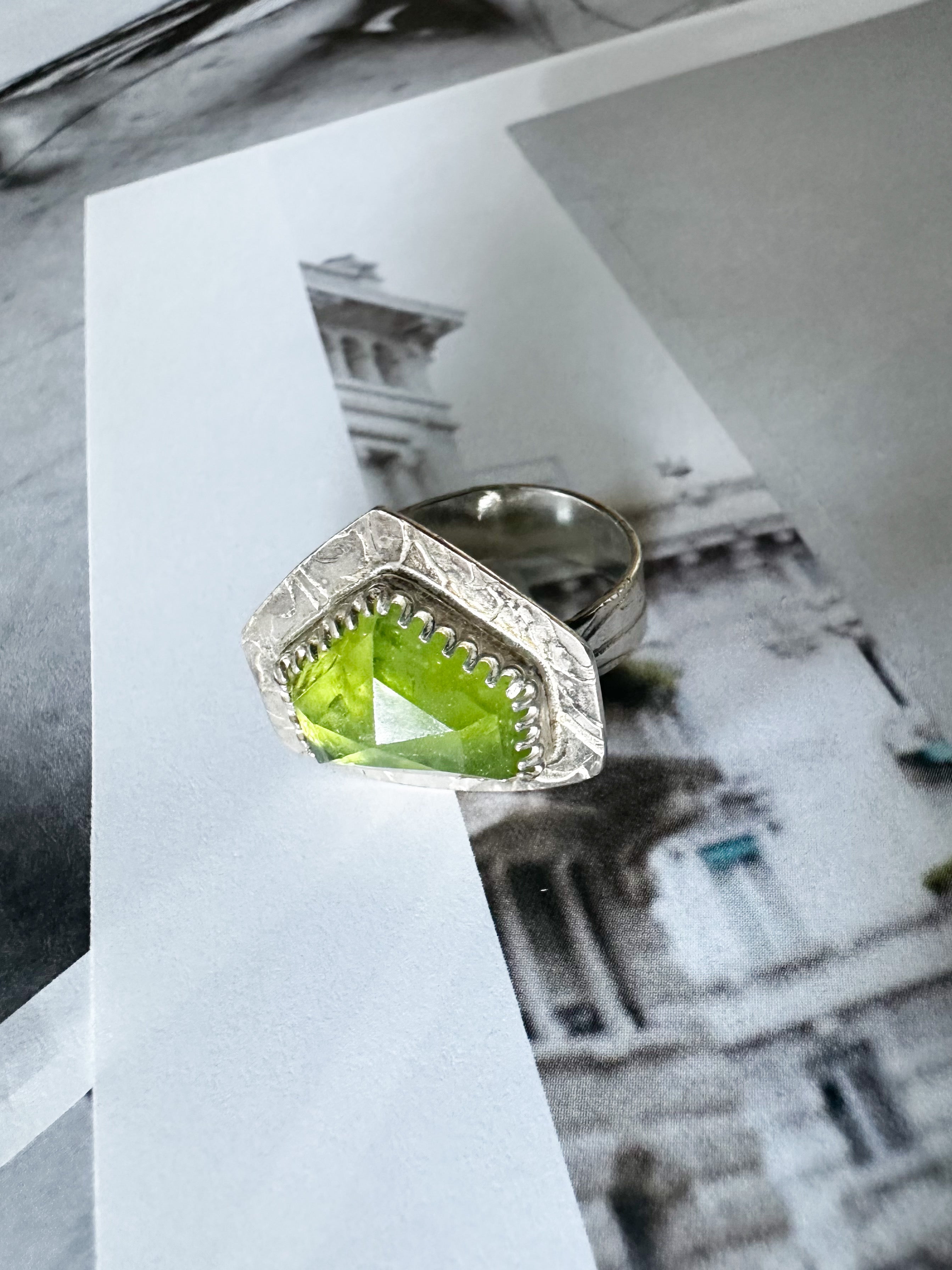 Verdant Guard Shield Ring