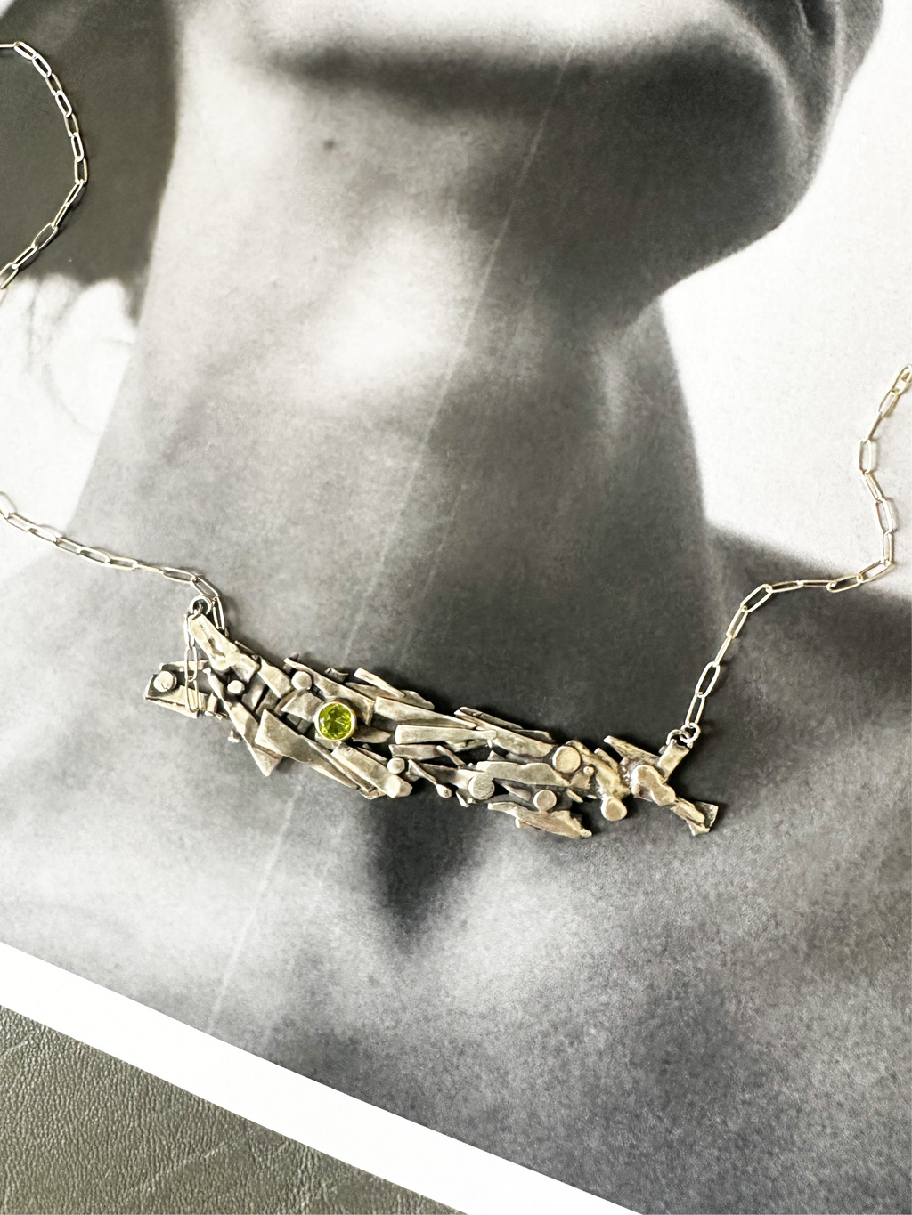 Party Starter in Peridot Necklace