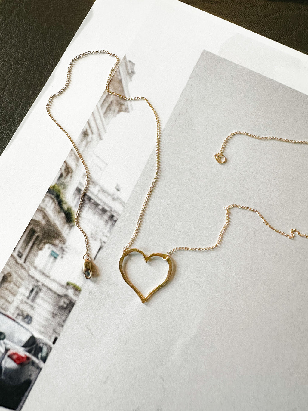Golden Heart Necklace- small