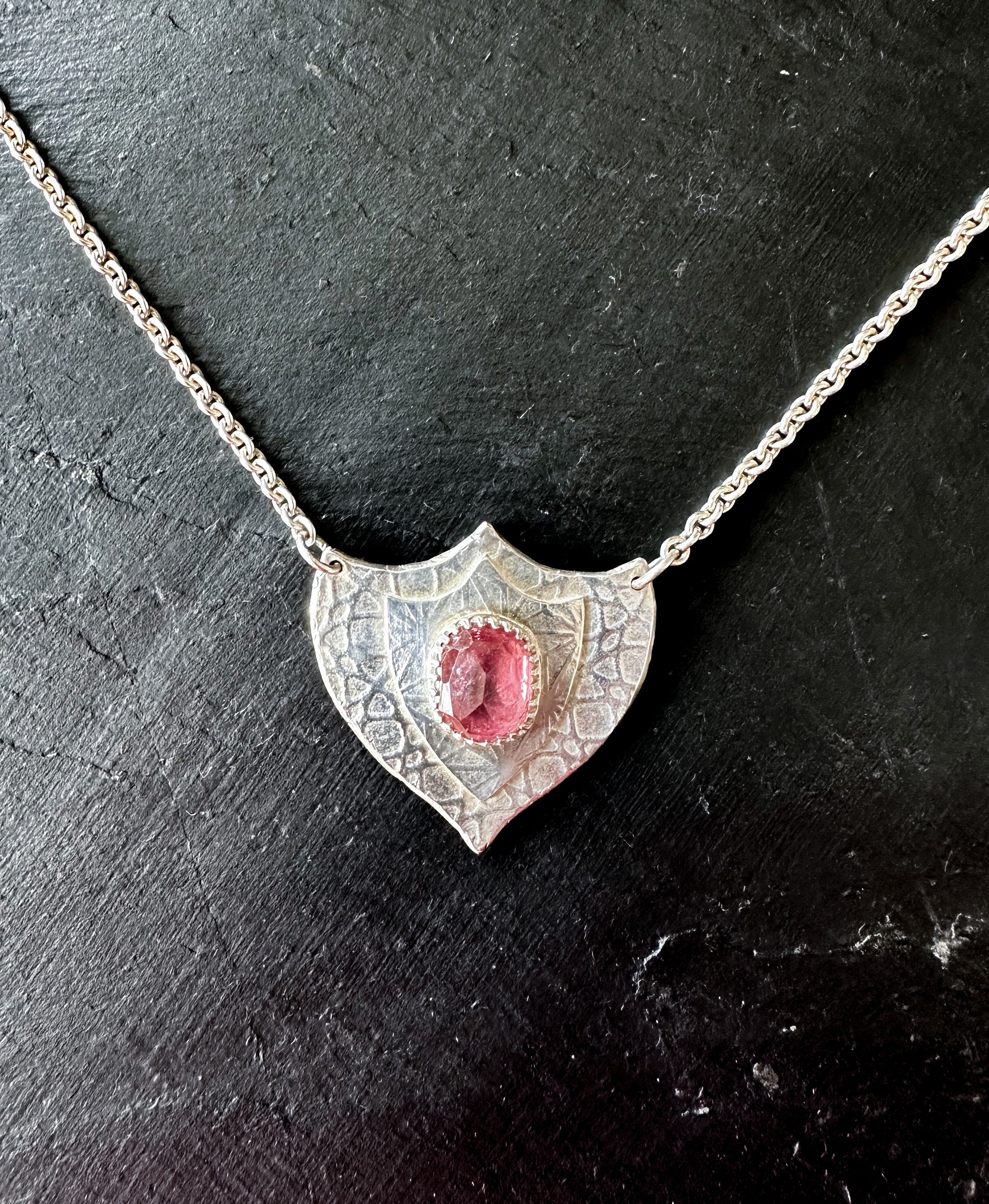 HeartForge Shield Necklace