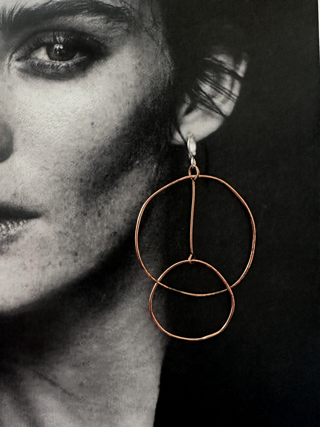 Calder Hoops- copper edition