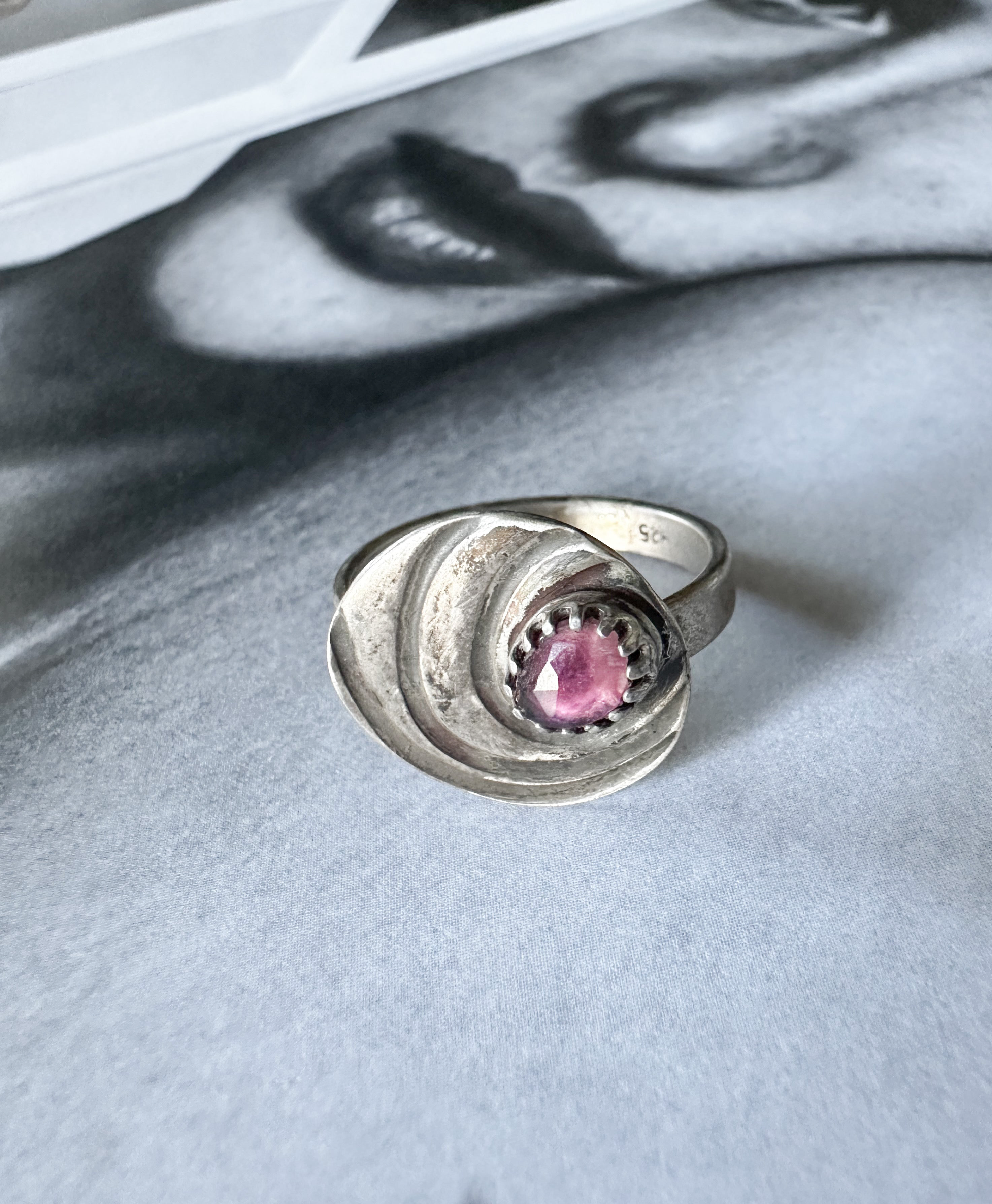 Pink Saturn Ring