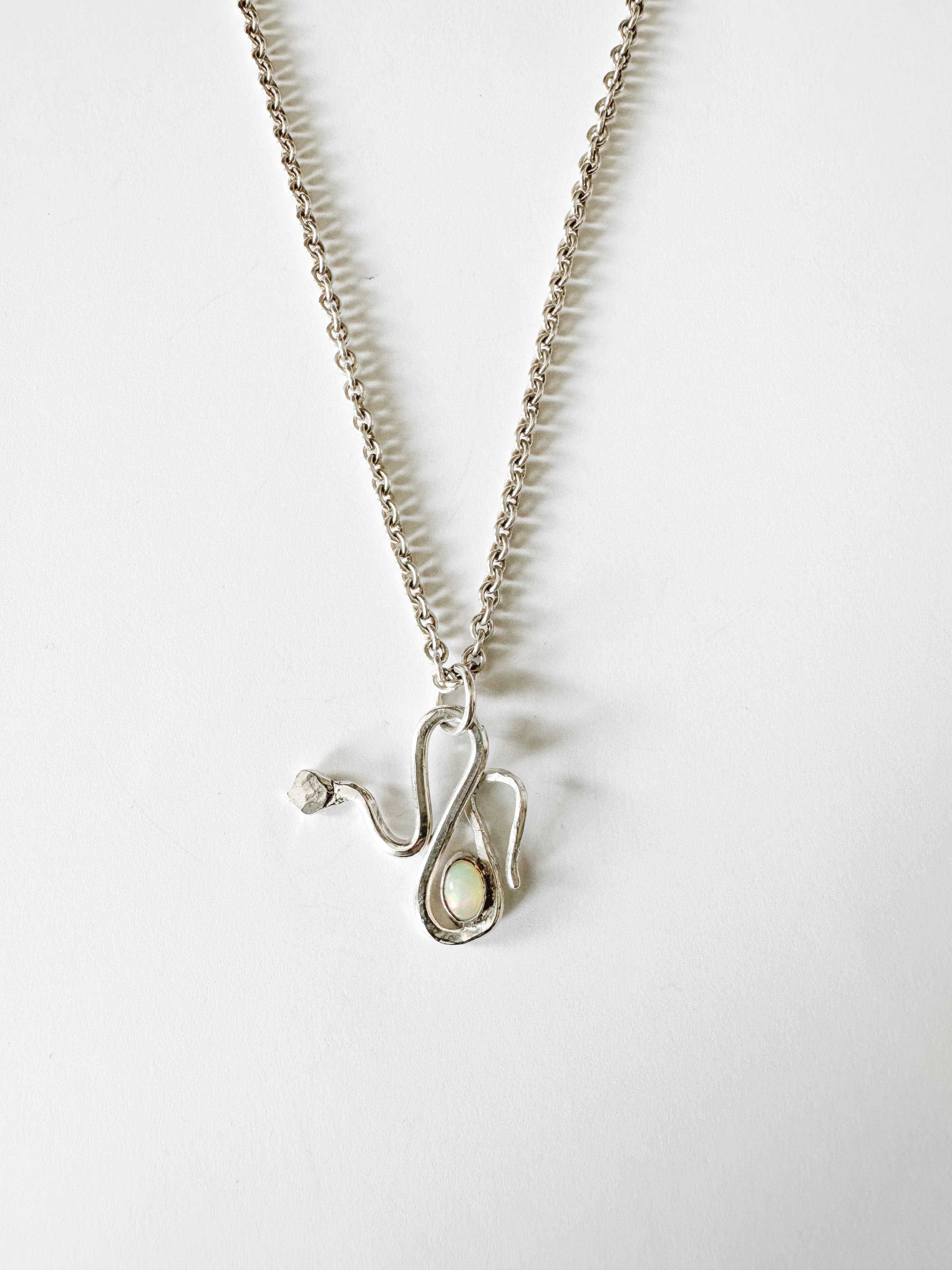 Sideways Serpent Necklace