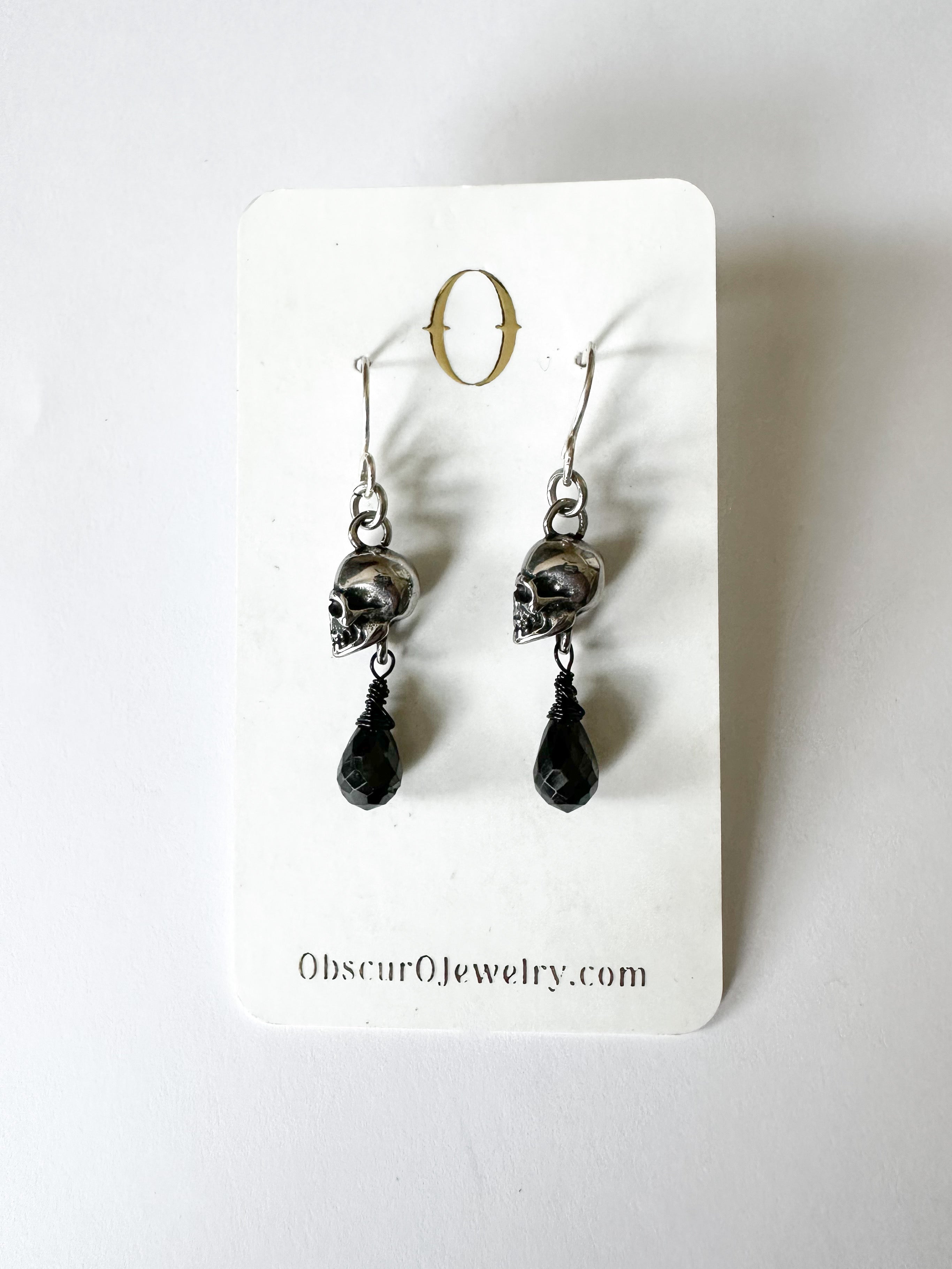 Skull & Gem Earrings