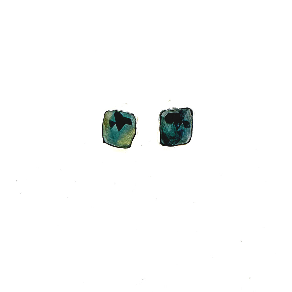 Sapphire Pillow Studs